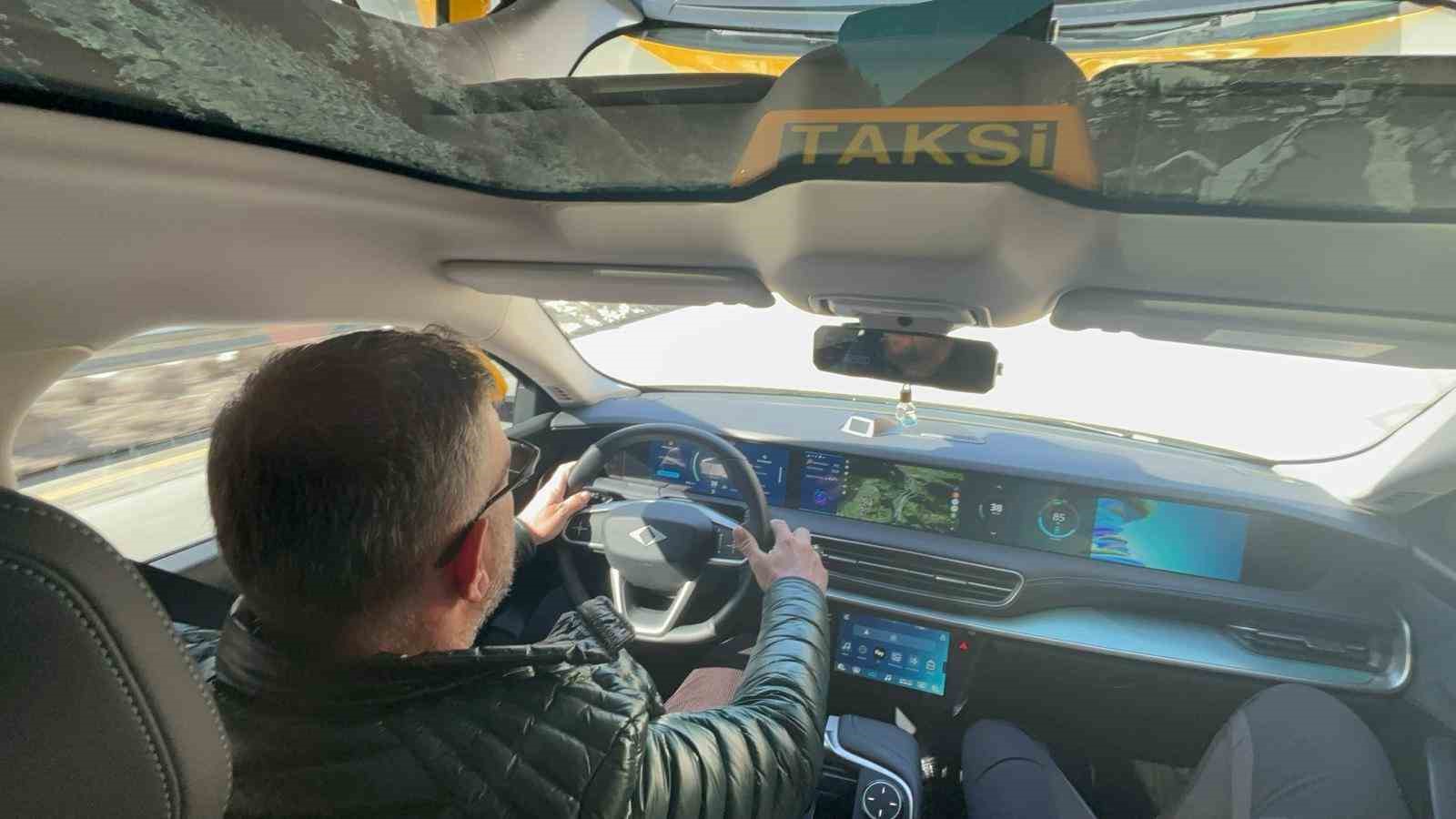 Togg taksi Karadeniz yollarında
