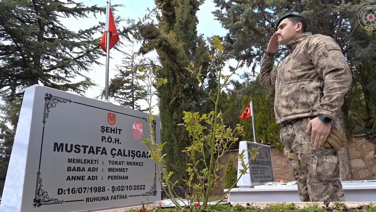 Tokat Emniyeti vatan uğruna can veren şehitleri unutmadı
