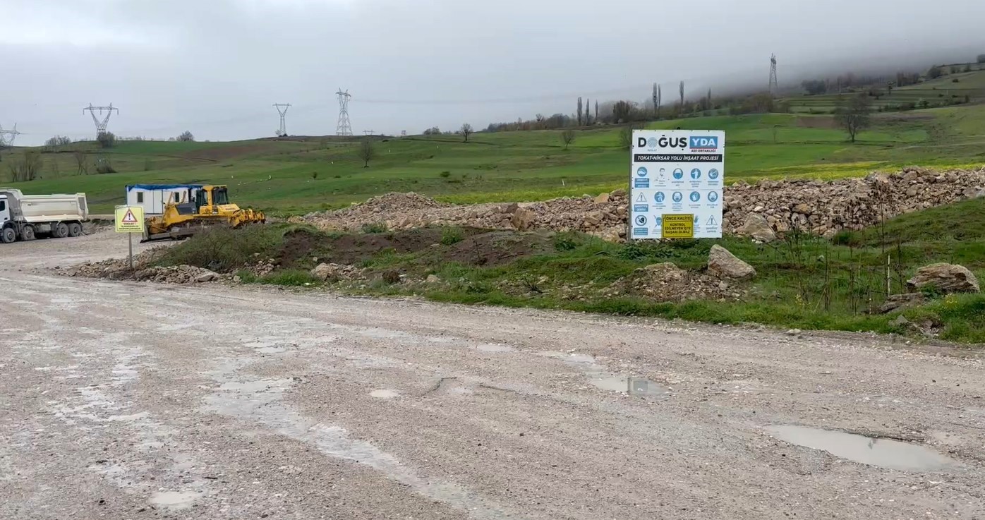 Tokat-Niksar Karayolu 13 yıldır tamamlanamadı
