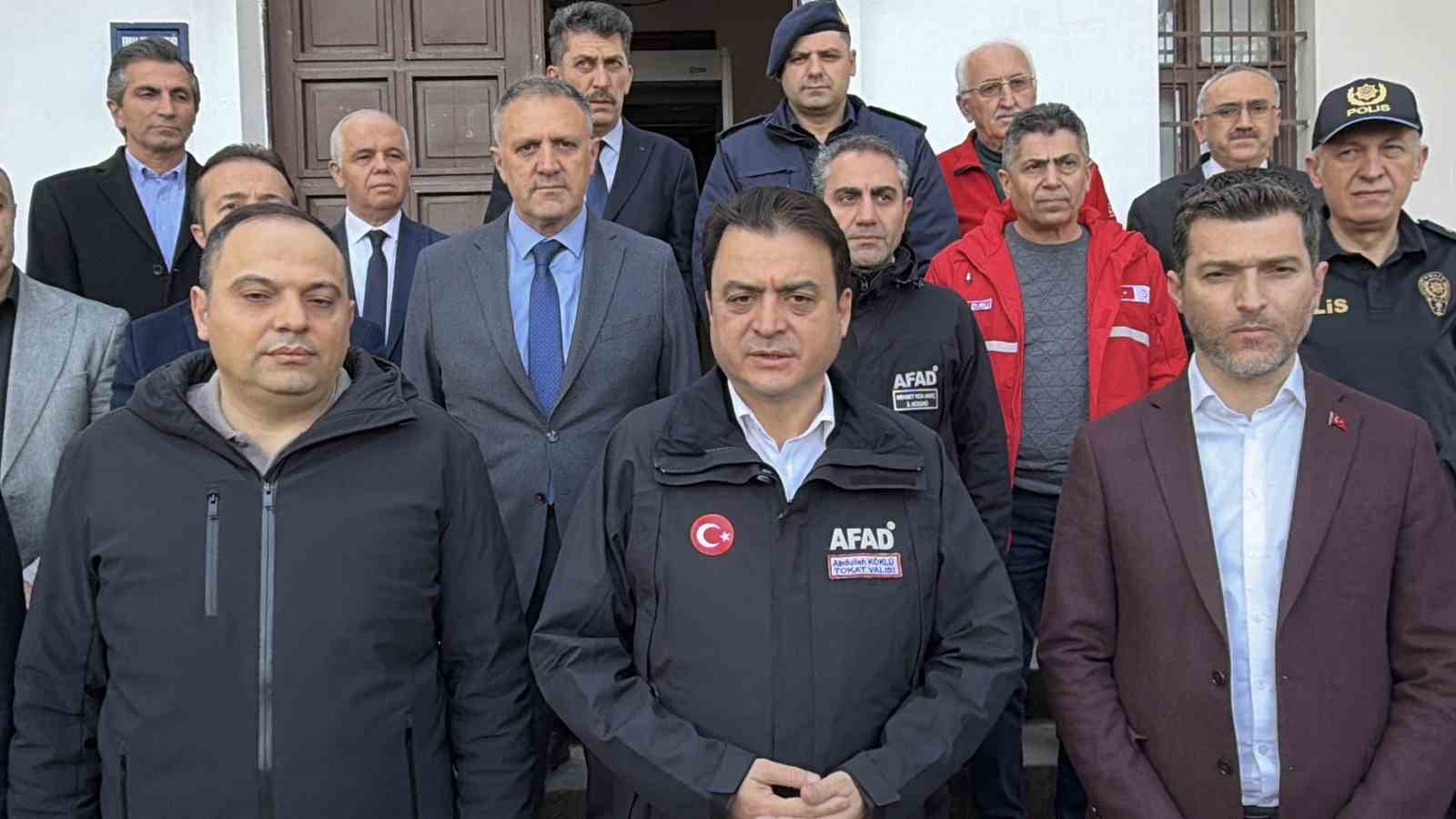 Tokat Valisi Köklü: "Erbaa’da ilk incelemelerde ciddi bir olumsuzluk yok"
