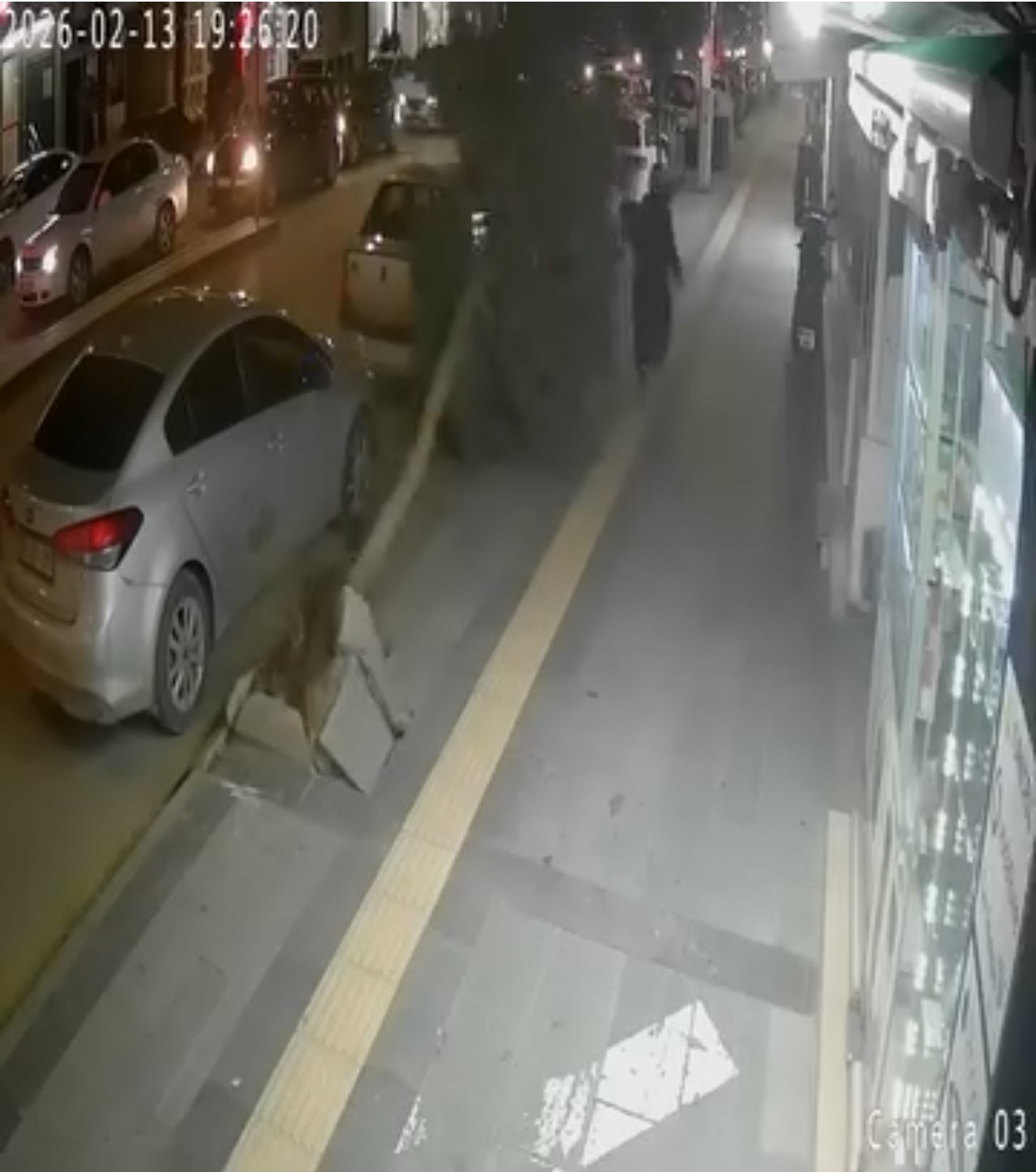 Tokat’ta fırtına ağacı devirdi, vatandaş saniyelerle kurtuldu
