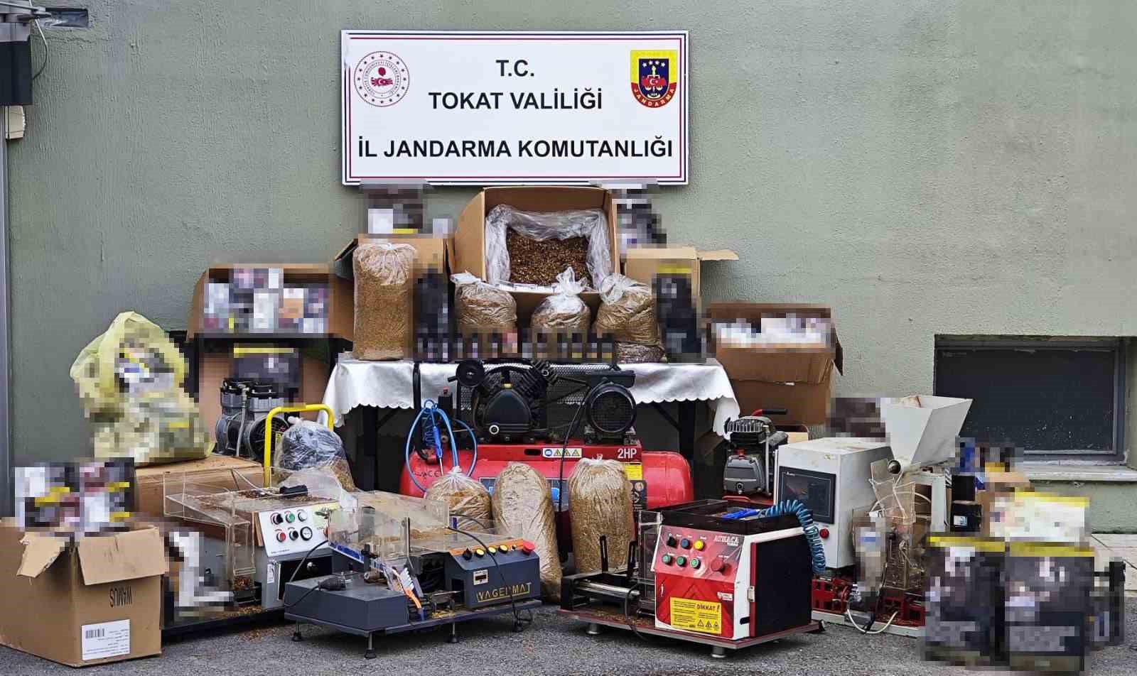 Tokat’ta jandarma kaçak tütün operasyonu düzenledi
