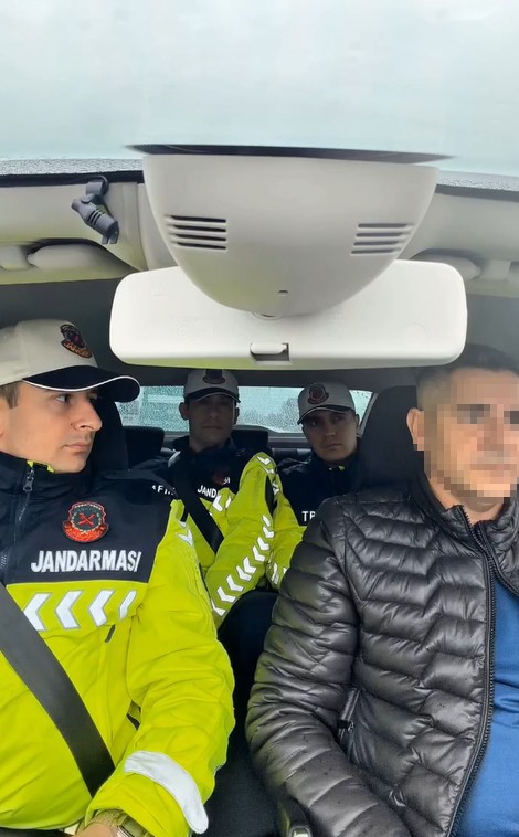 Tokat’ta kemer takmayan sürücüye kibar uyarı
