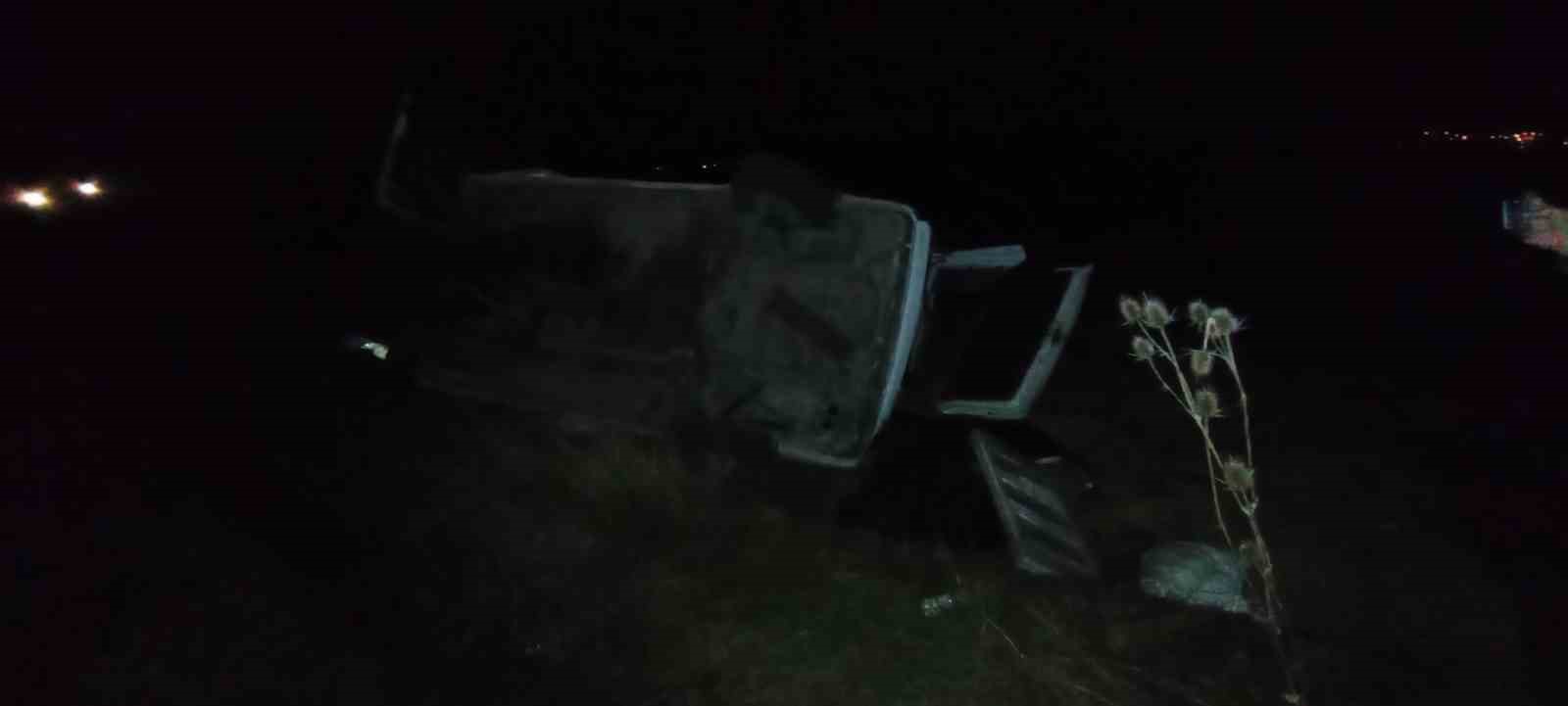 Tokat’ta minibüs devrildi: 1 yaralı
