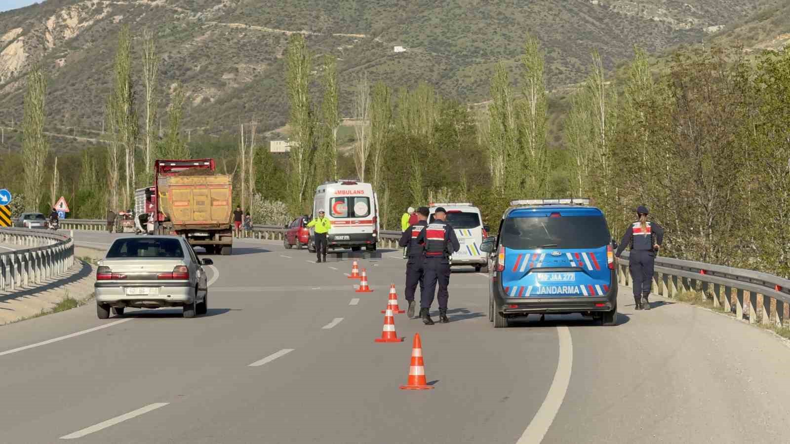 Tokat’ta motosiklet kazası: 1 ölü
