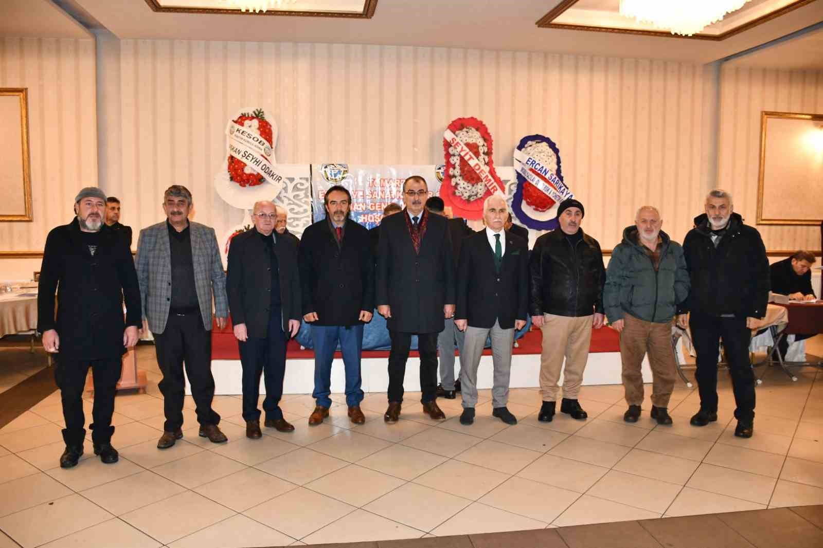 Tomarza Esnaf Ve Sanatkarlar Odası Başkanı Yaşar Polat güven tazeledi
