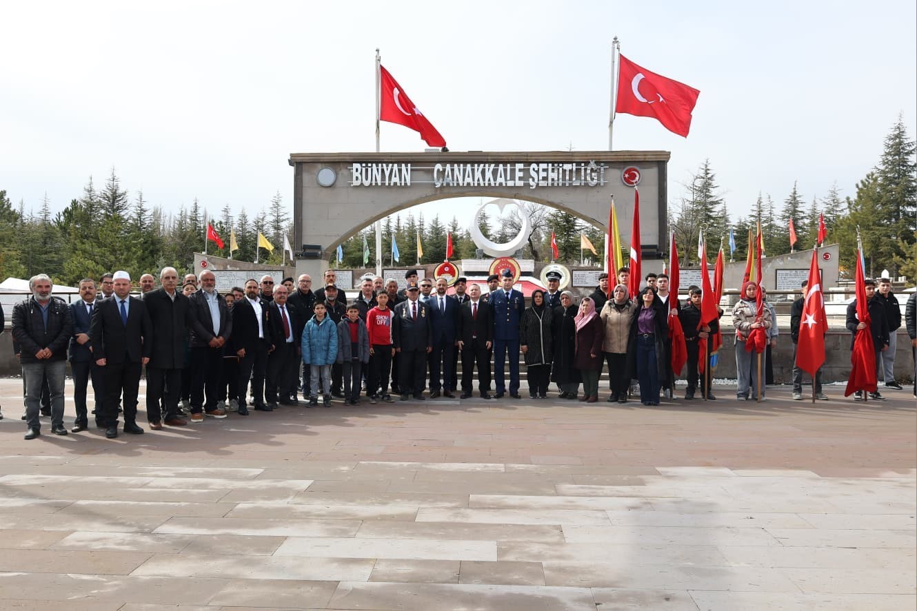 Tomarza ve Bünyan’da Şehitleri Anma Programı düzenlendi
