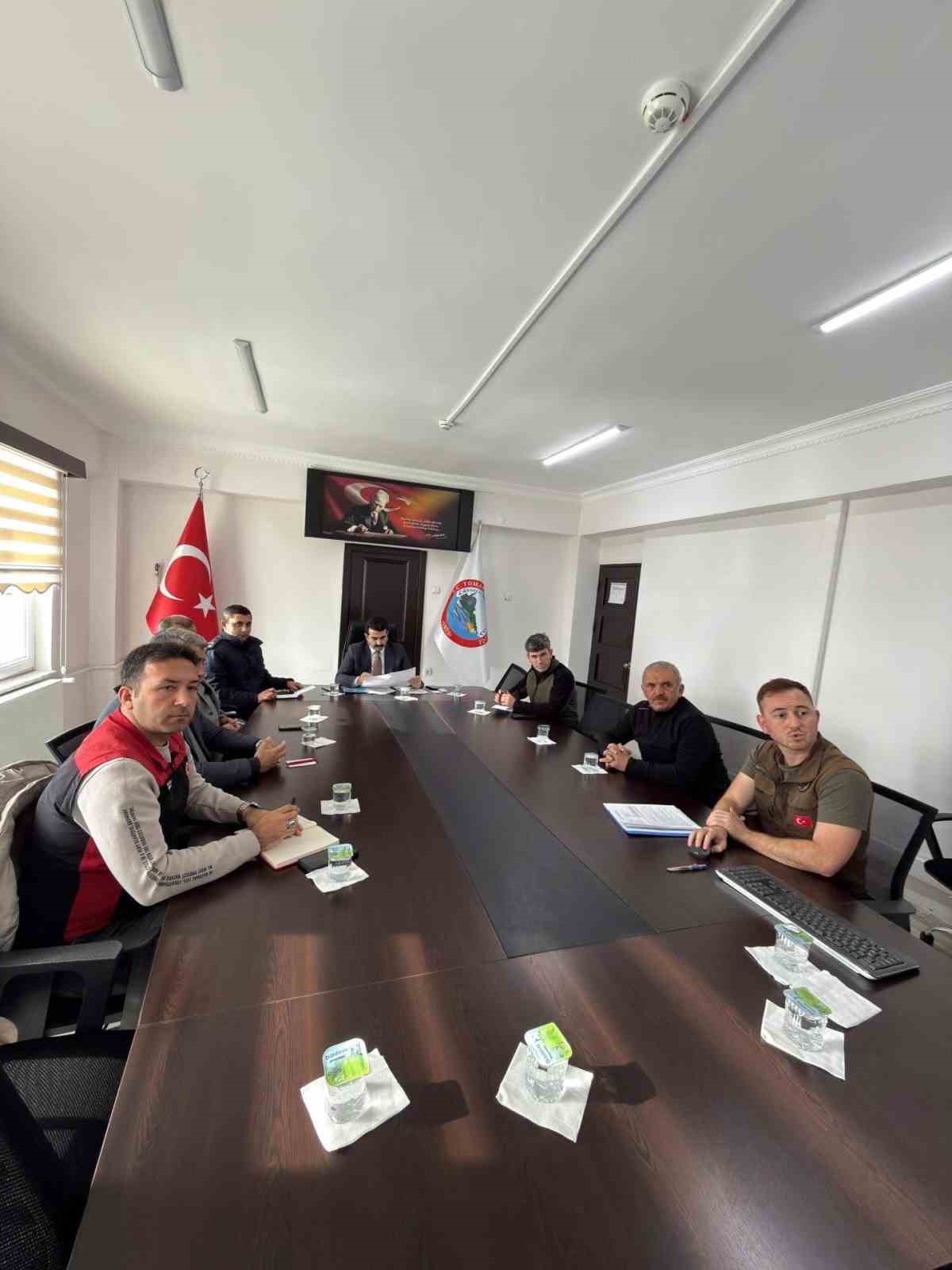 Tomarza’da Av Komisyonu Toplantısı yapıldı
