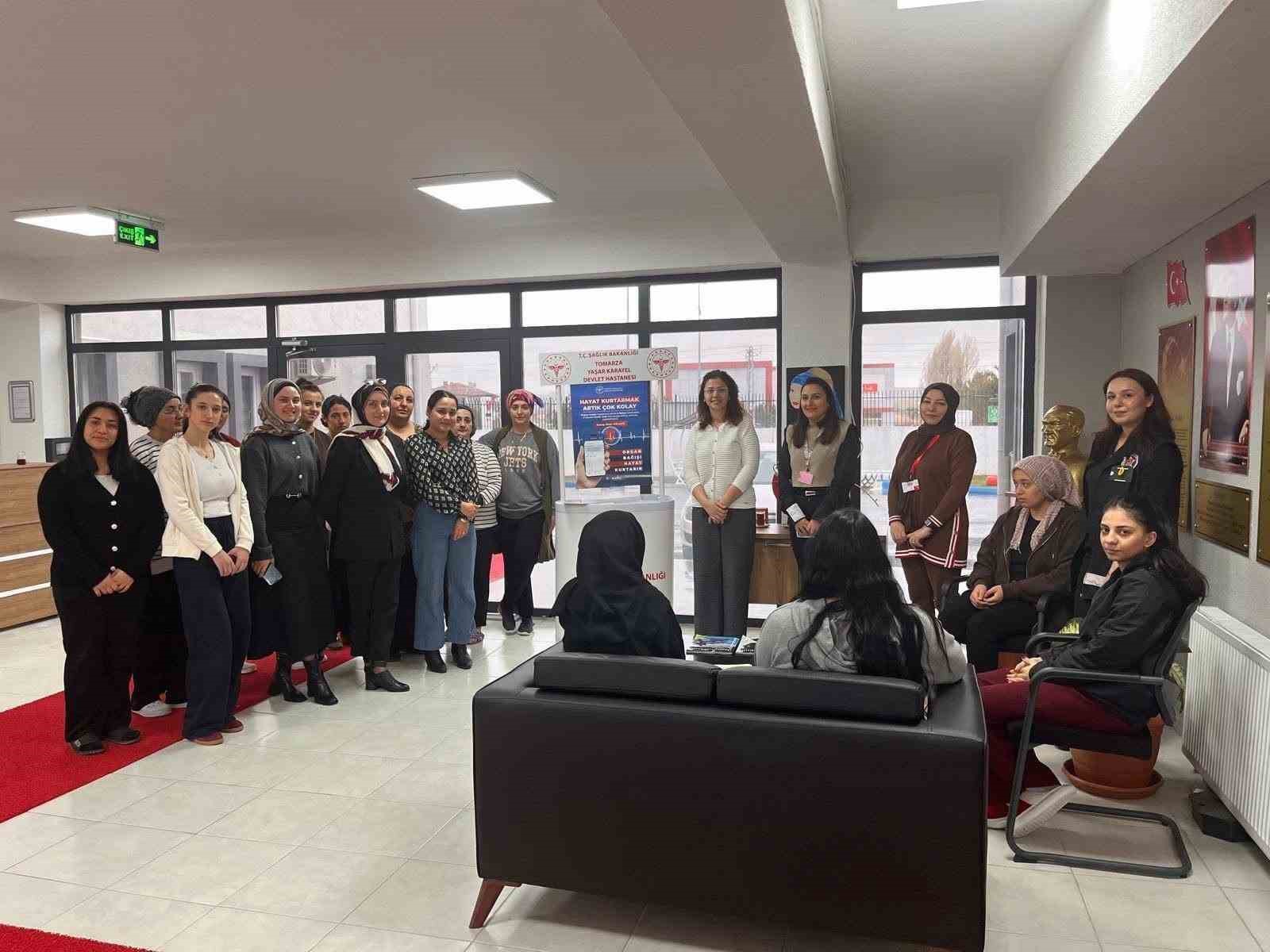 Tomarza’da öğrencilere ‘Organ Bağışı Farkındalık Eğitimi’
