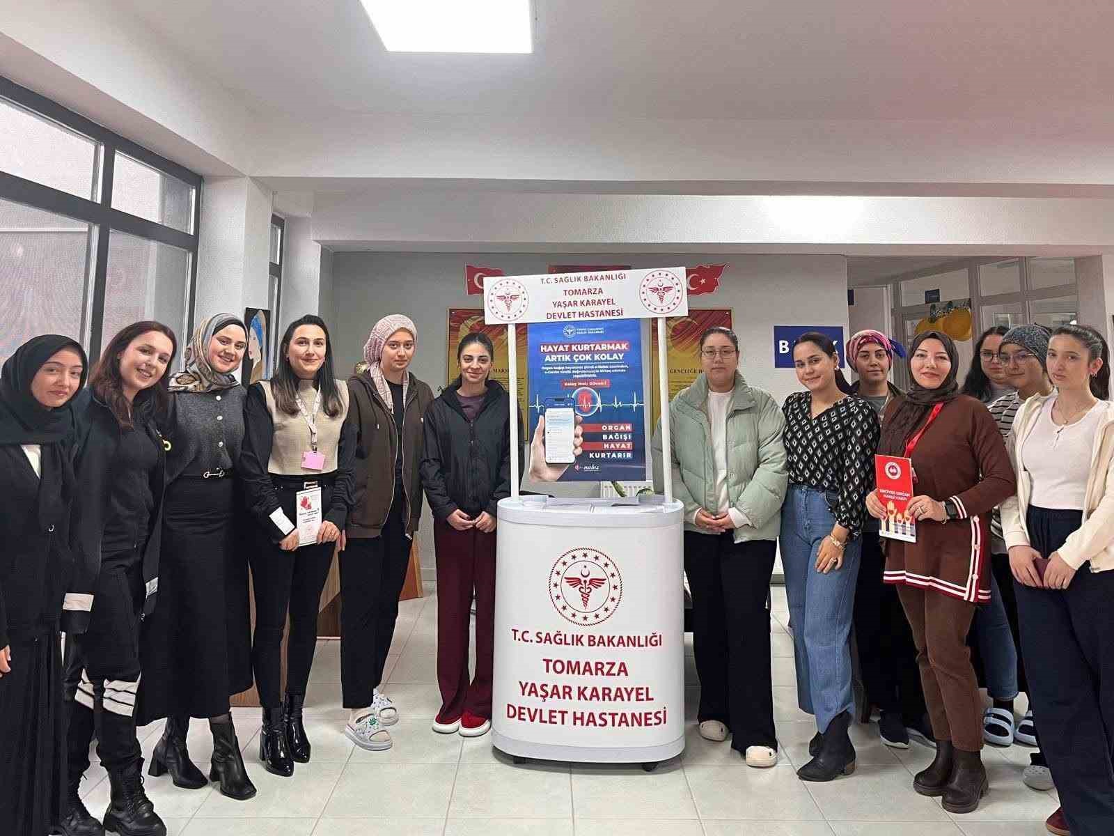 Tomarza’da öğrencilere ‘Organ Bağışı Farkındalık Eğitimi’
