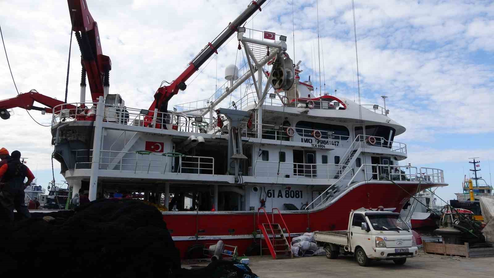 Trabzon’da balıkçılar "paydos" dedi
