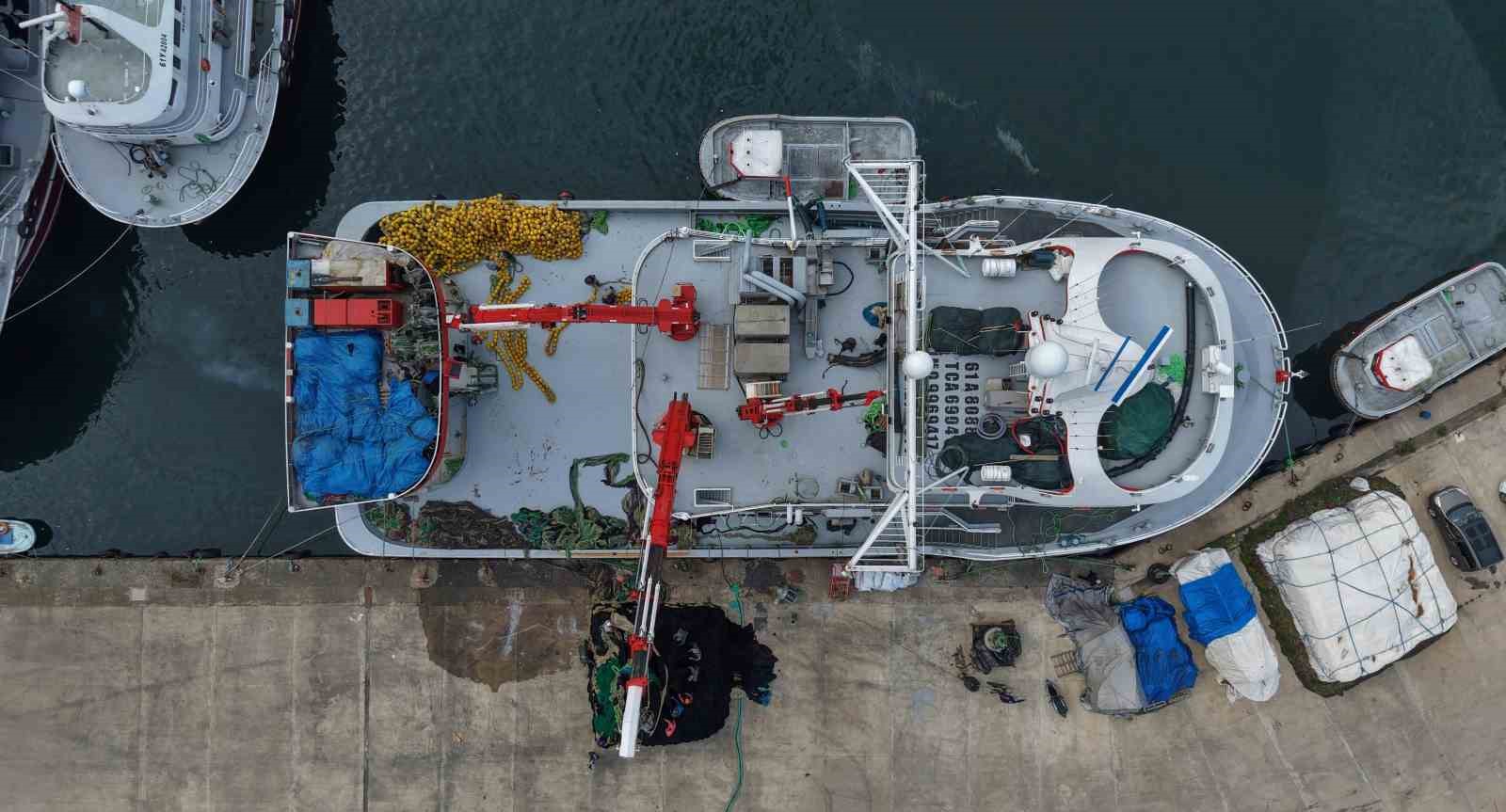 Trabzon’da balıkçılar "paydos" dedi
