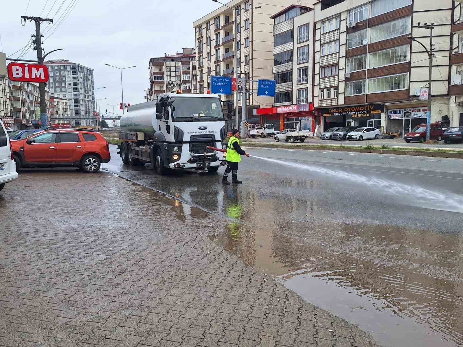 Trabzon’da bayram temizliği
