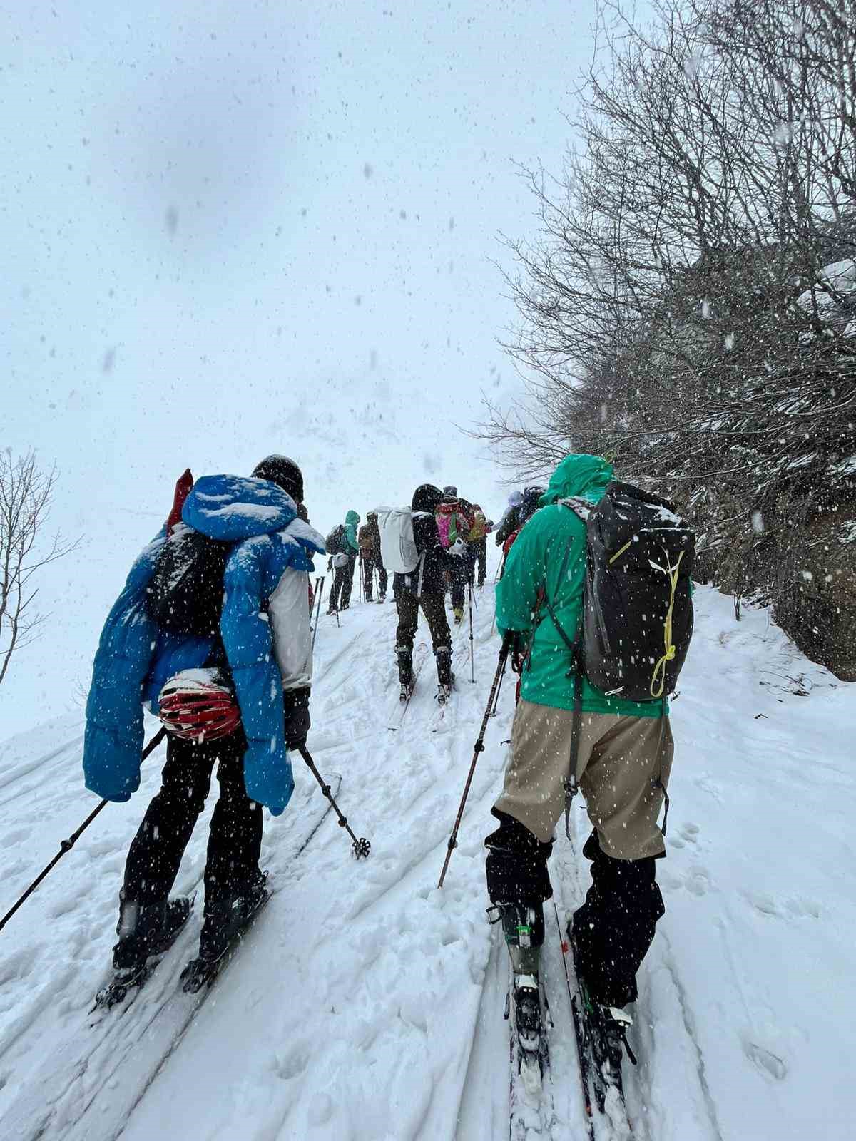 Trabzon’da Dağ Kayağı Eğitimi ilk kez düzenlendi

