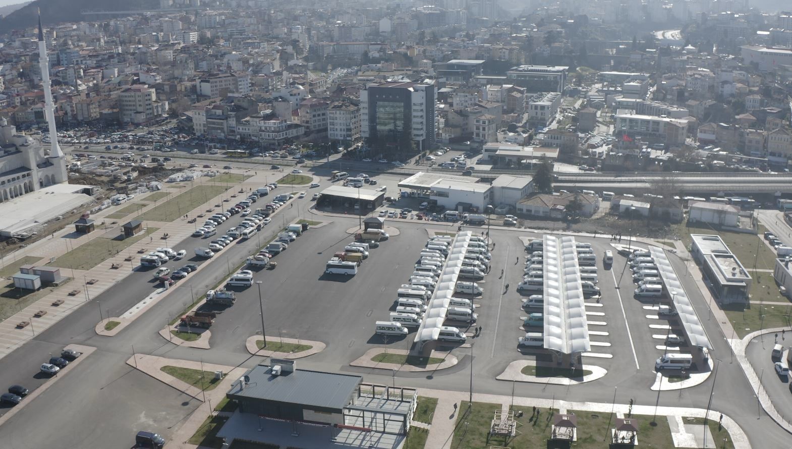 Trabzon’da dolmuşlar yeni yerine taşınıyor
