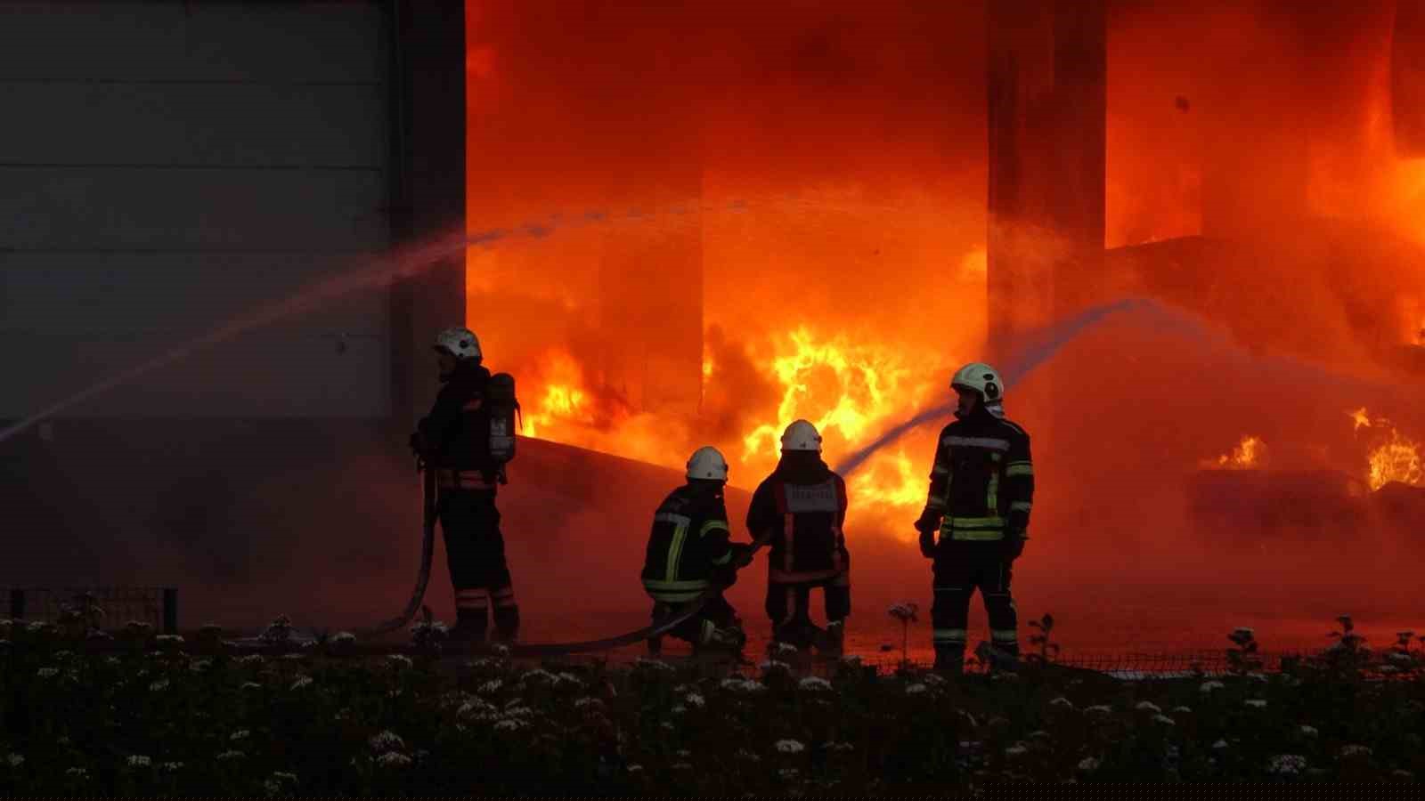 Trabzon’da fındık fabrikasında yangın
