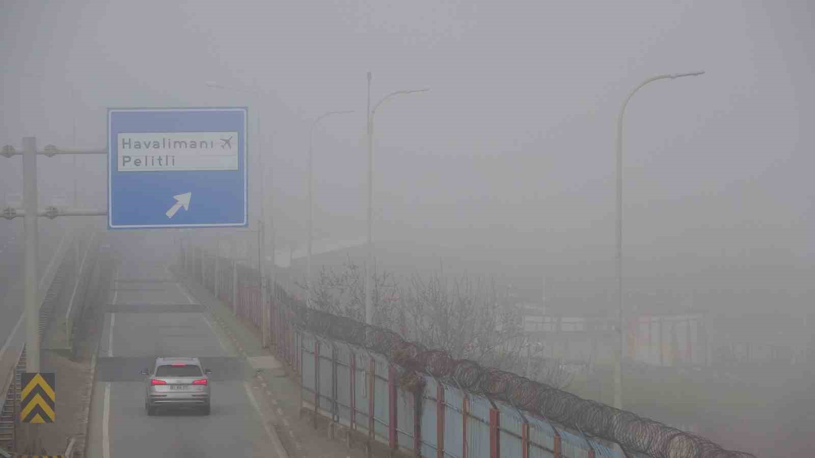 Trabzon’da hava ulaşımına sis engeli
