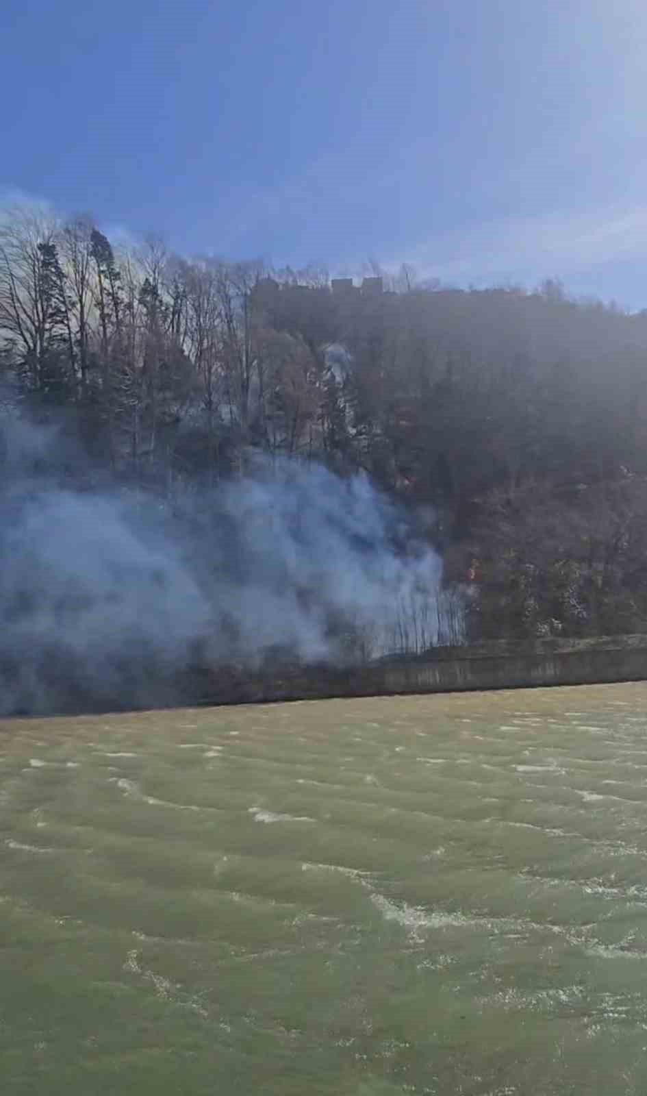Trabzon’da örtü yangınları

