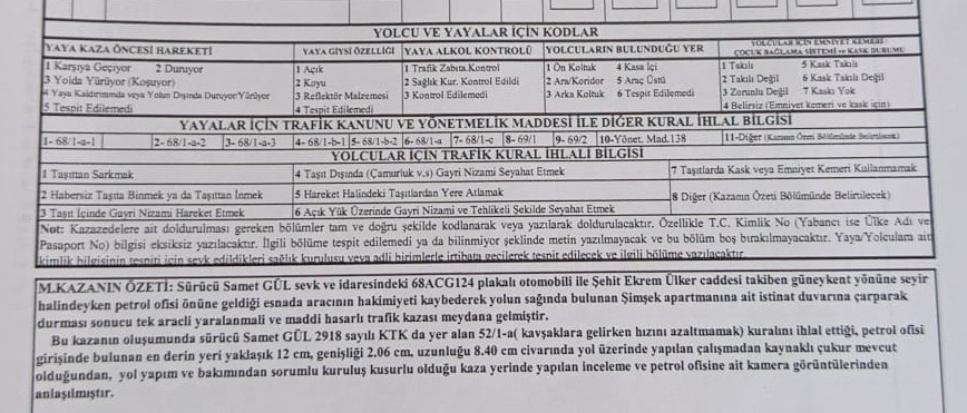 Trafik kazasında hayatını kaybeden gencin amcası: "Kazanın olduğu çukur saatler sonra kapatıldı"
