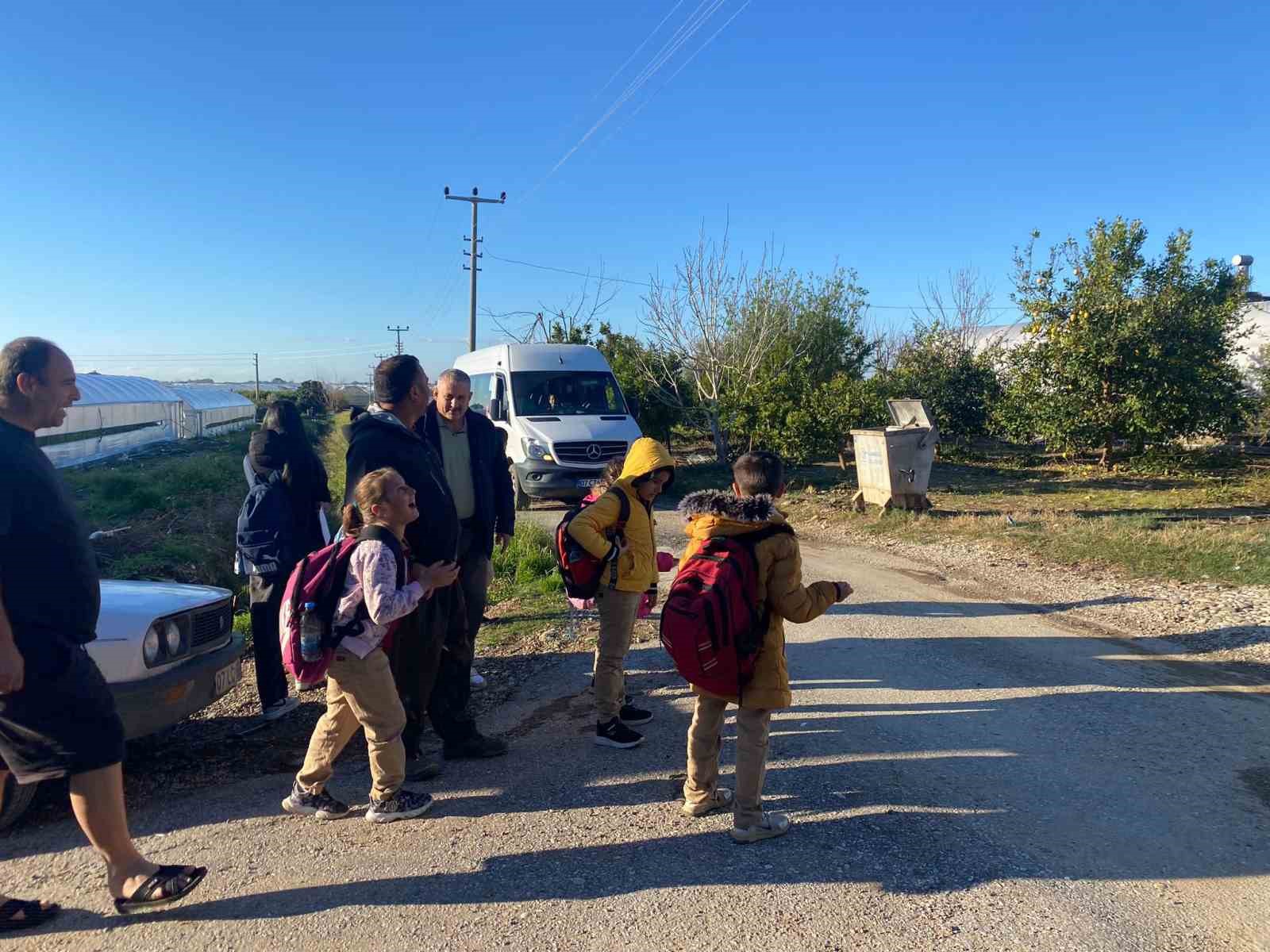 Traktör kasalarında eğitim yolculuğunda mutlu son
