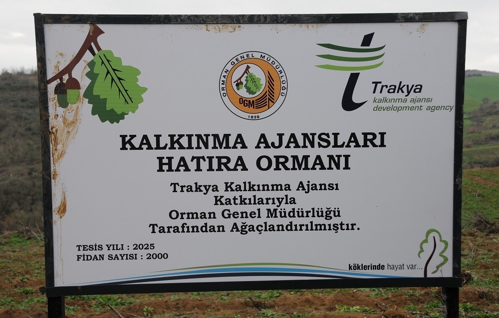 Trakya Kalkınma Ajansı’ndan Süleymanpaşa’da 2 bin fidanlık hatıra ormanı
