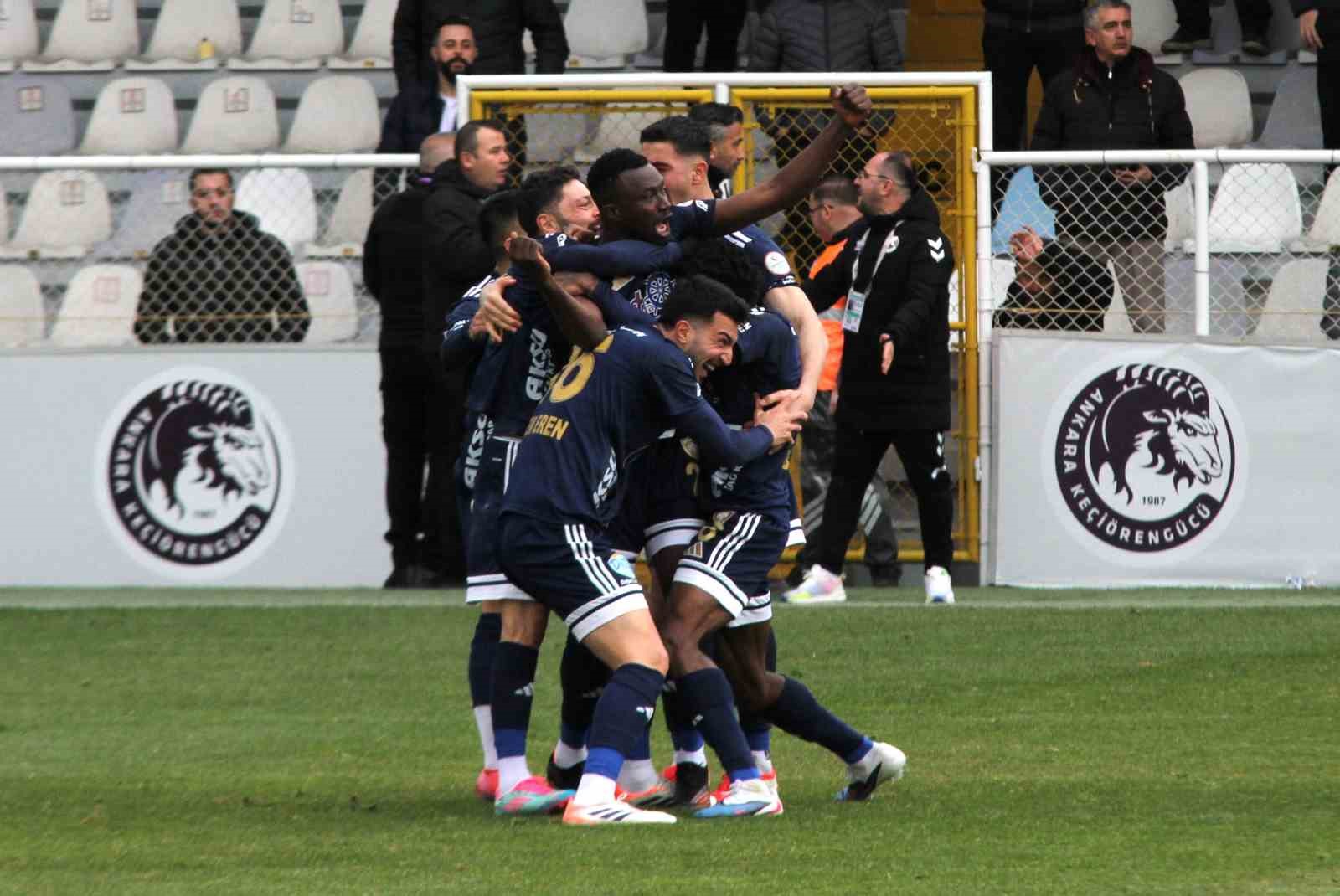 Trendyol 1. Lig: Ankara Keçiörengücü: 1 - Erzurumspor FK: 2
