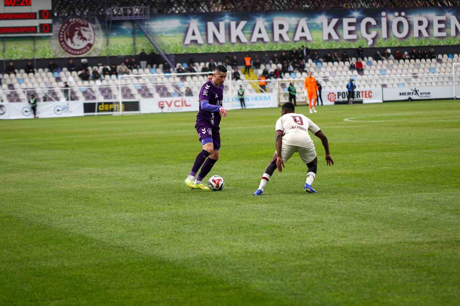 Trendyol 1. Lig: Ankara Keçiörengücü: 3 - Bandırmaspor: 1
