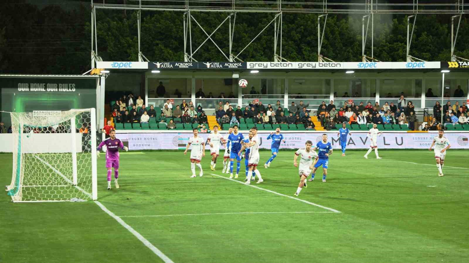 Trendyol 1. Lig: Bodrum FK: 1 - Ümraniyespor: 0
Trendyol 1. Lig: Bodrum FK: 1 - Ümraniyespor: 0