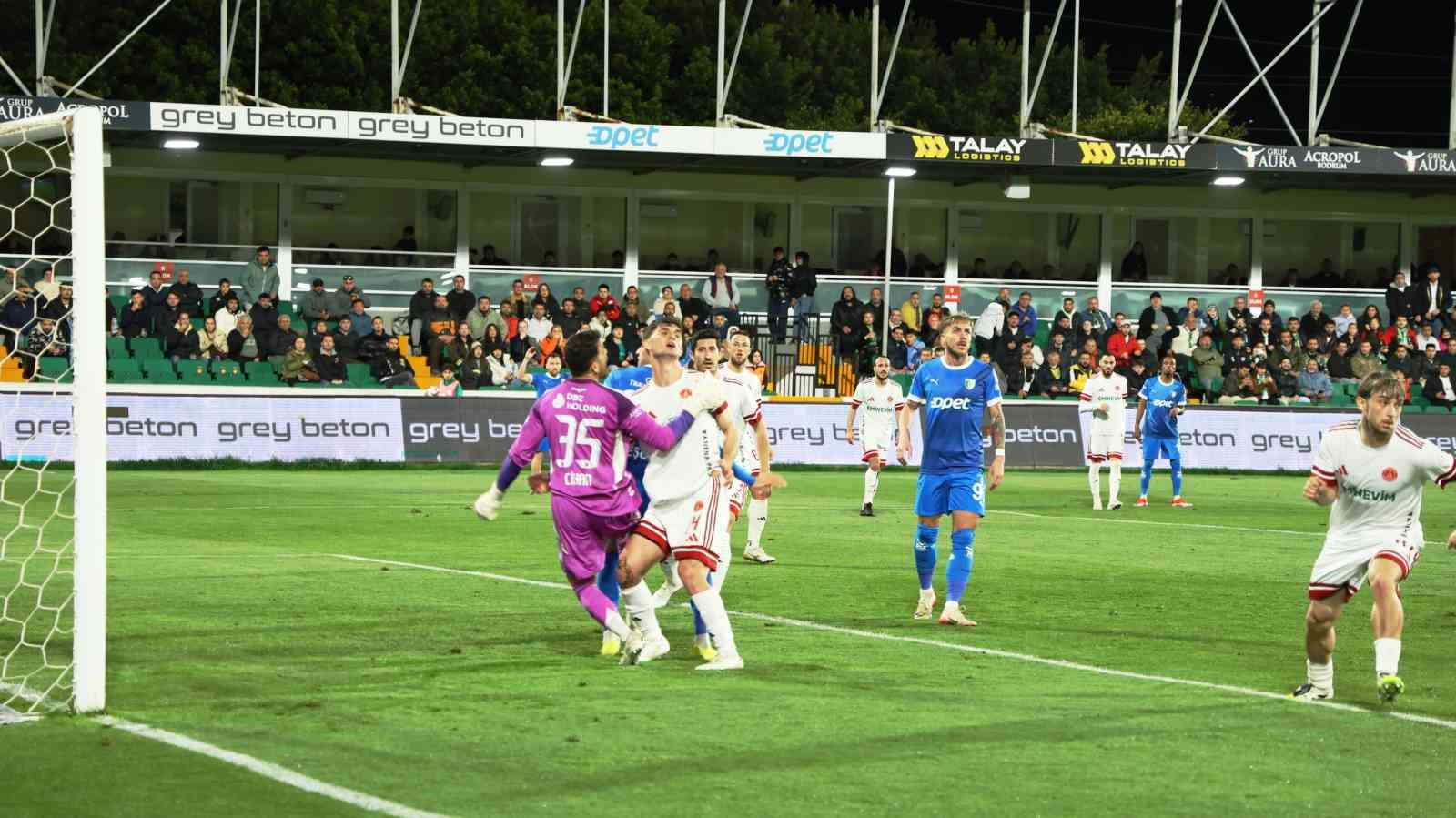 Trendyol 1. Lig: Bodrum FK: 1 - Ümraniyespor: 0
Trendyol 1. Lig: Bodrum FK: 1 - Ümraniyespor: 0