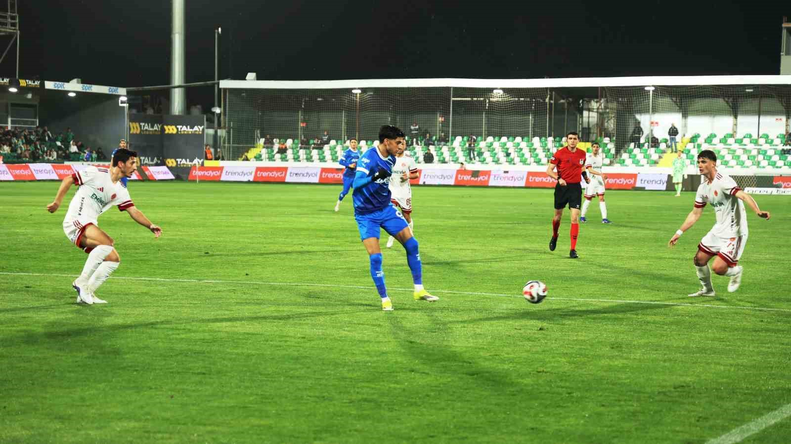 Trendyol 1. Lig: Bodrum FK: 1 - Ümraniyespor: 0
Trendyol 1. Lig: Bodrum FK: 1 - Ümraniyespor: 0