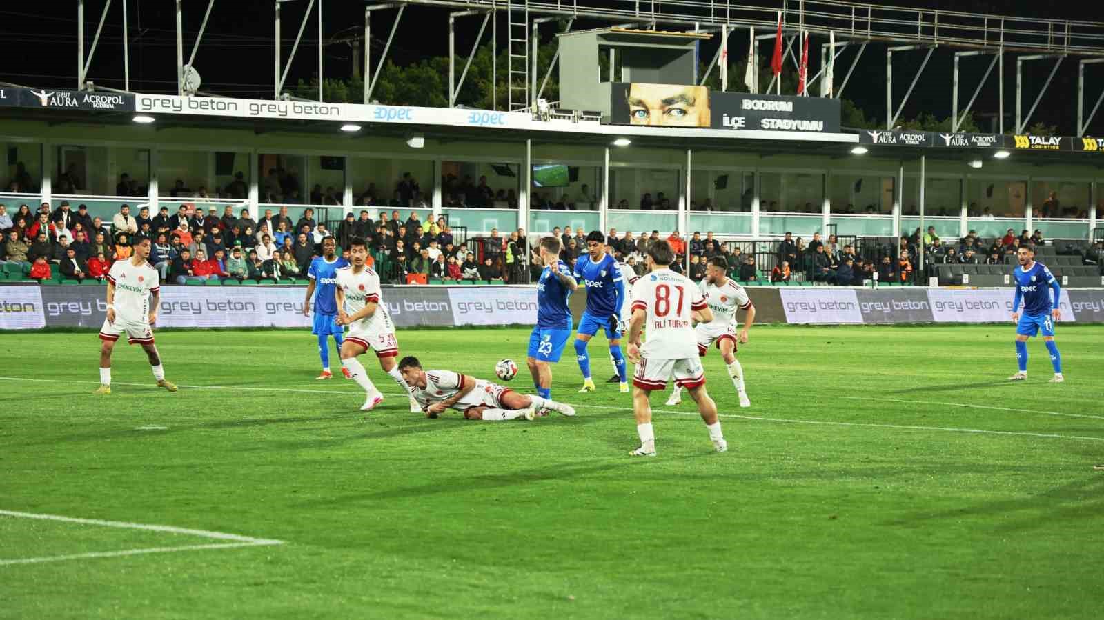 Trendyol 1. Lig: Bodrum FK: 1 - Ümraniyespor: 0
Trendyol 1. Lig: Bodrum FK: 1 - Ümraniyespor: 0