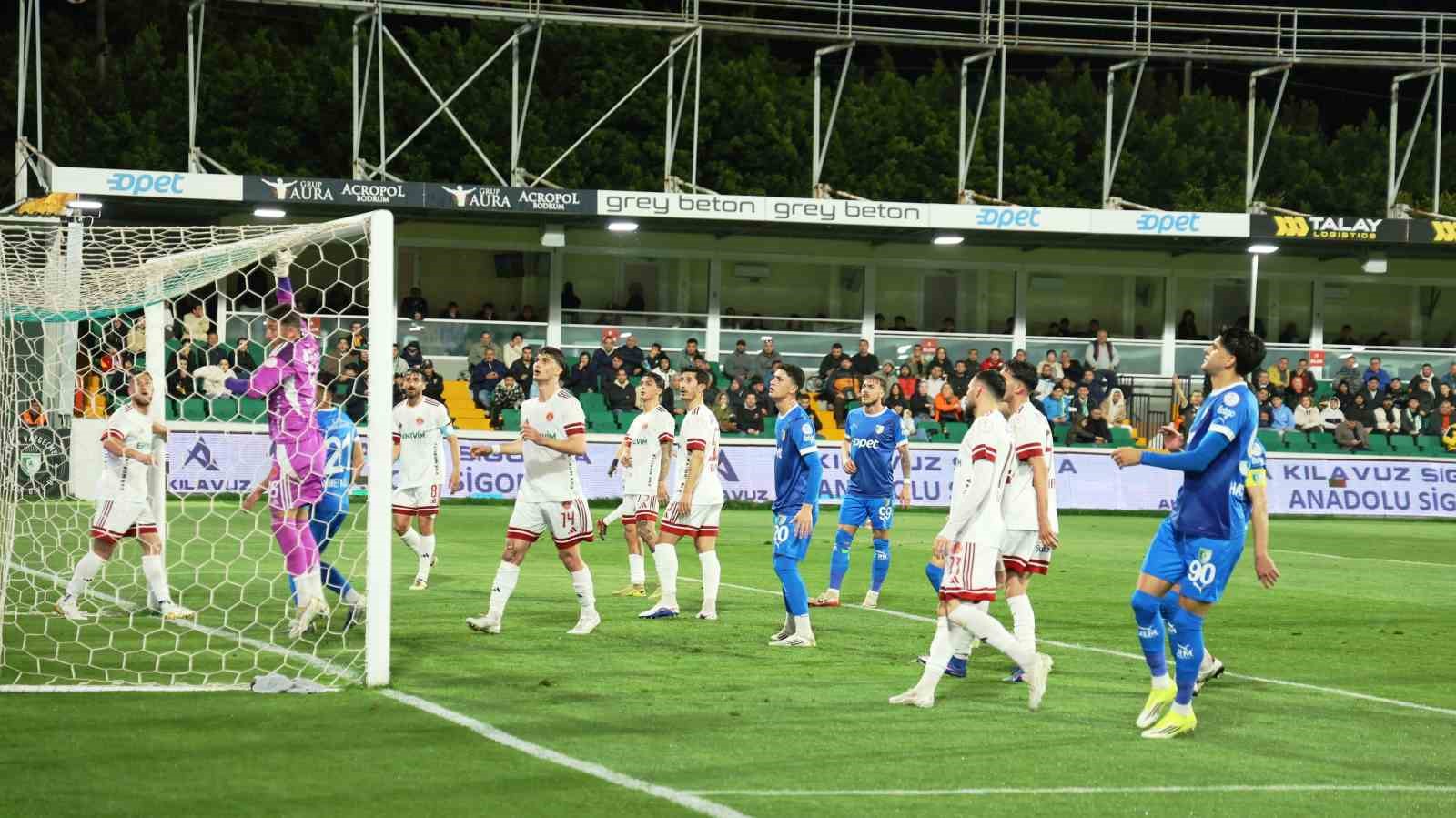 Trendyol 1. Lig: Bodrum FK: 1 - Ümraniyespor: 0
Trendyol 1. Lig: Bodrum FK: 1 - Ümraniyespor: 0