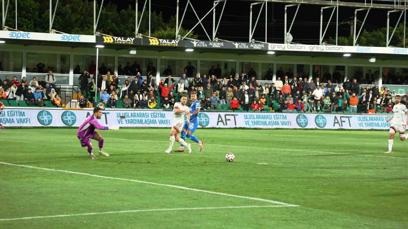 Trendyol 1. Lig: Bodrum FK: 1 - Ümraniyespor: 0
Trendyol 1. Lig: Bodrum FK: 1 - Ümraniyespor: 0