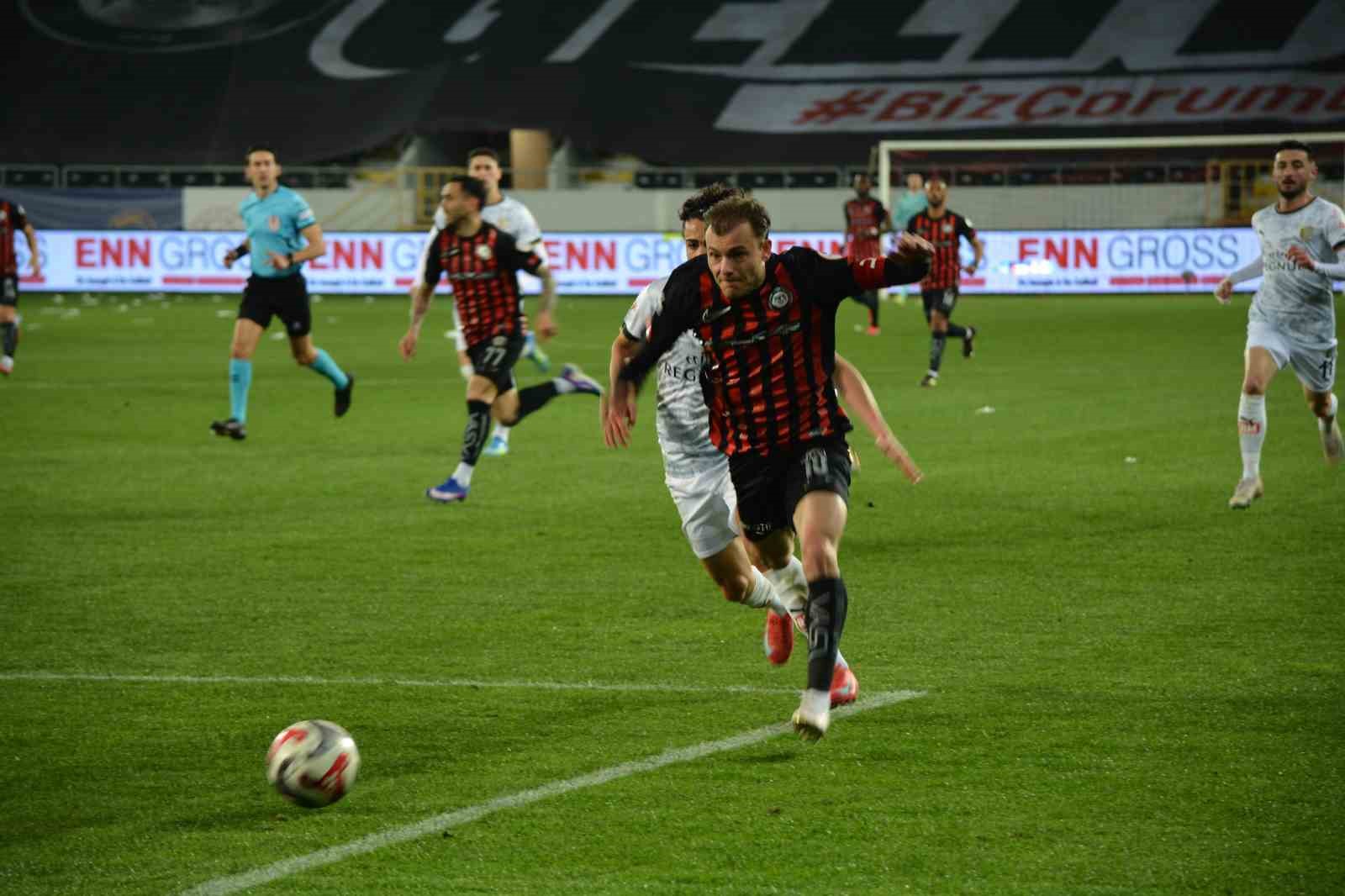 Trendyol 1. Lig: Çorum FK: 1 - Bodrum FK: 1
