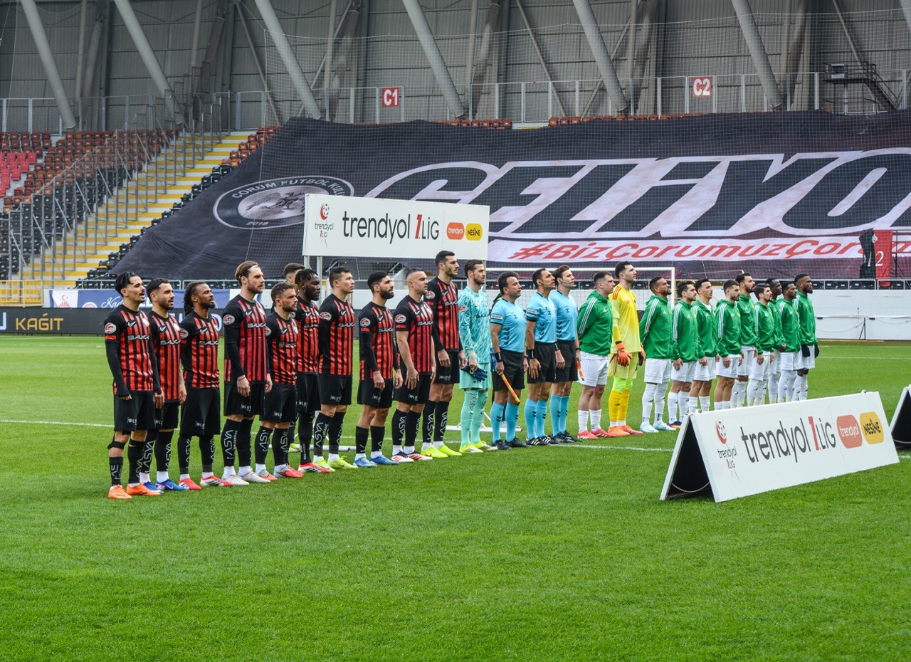 Trendyol 1. Lig: Çorum FK: 2 - Esenler Erokspor: 1
Trendyol 1. Lig: Çorum FK: 2 - Esenler Erokspor: 1