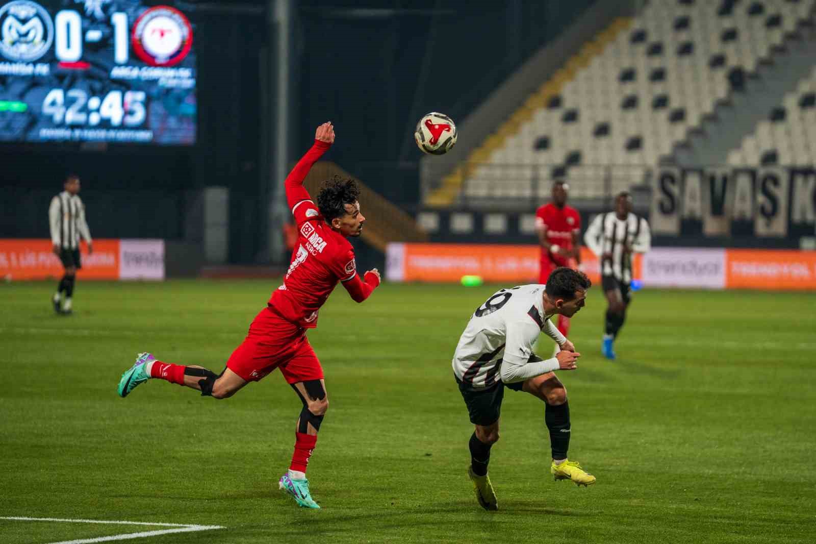 Trendyol 1. Lig: Manisa FK: 0 - Çorum FK: 1
Trendyol 1. Lig: Manisa FK: 0 - Çorum FK: 1