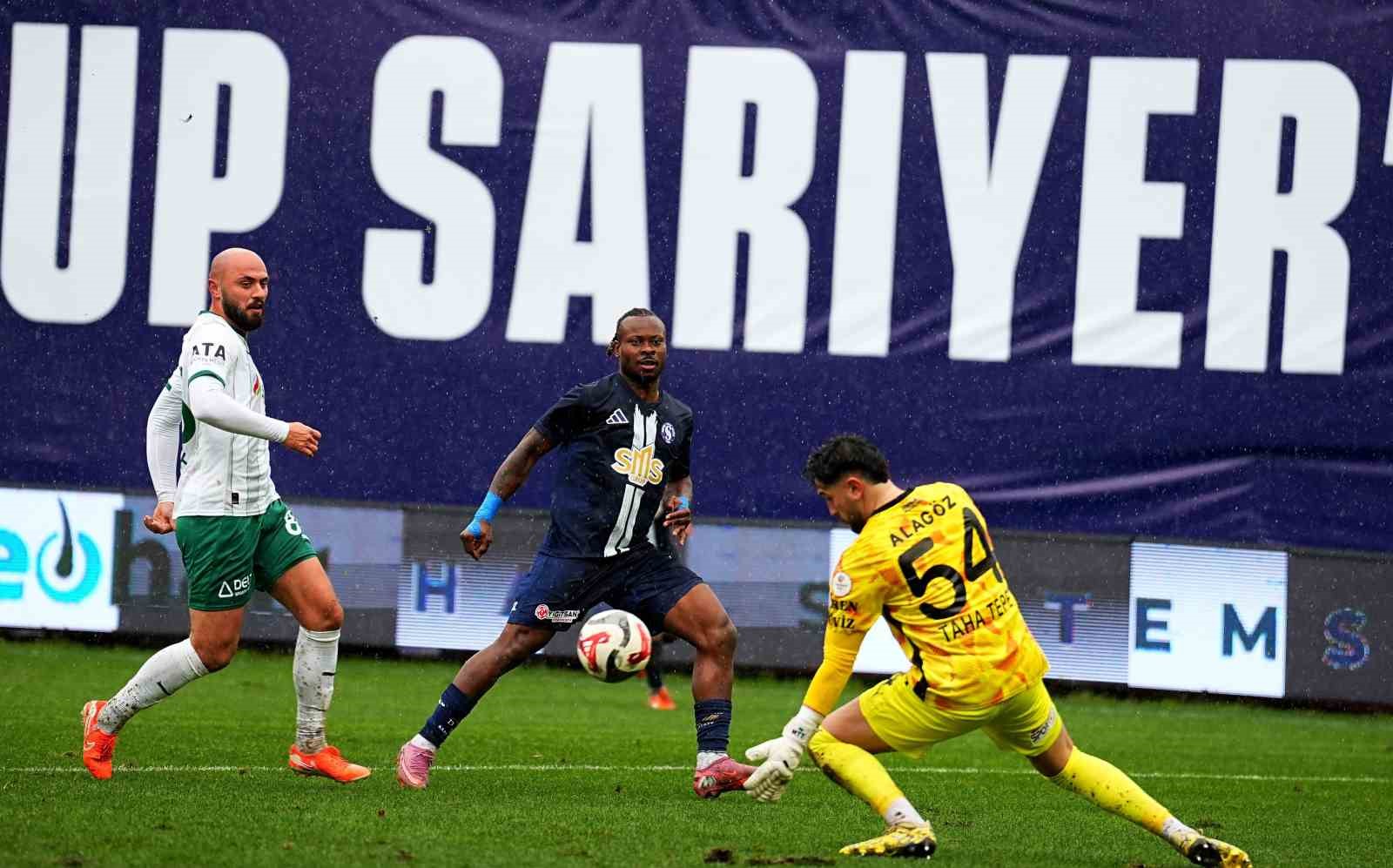 Trendyol 1. Lig: Sarıyer: 1 - Iğdır FK: 0
Trendyol 1. Lig: Sarıyer: 1 - Iğdır FK: 0