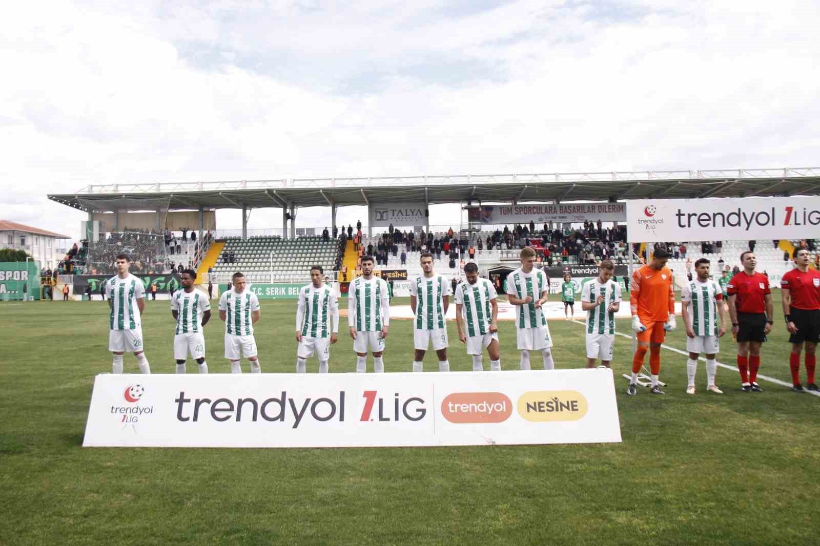 Trendyol 1. Lig: Serikspor: 2 - Sakaryaspor: 0
Trendyol 1. Lig: Serikspor: 2 - Sakaryaspor: 0
