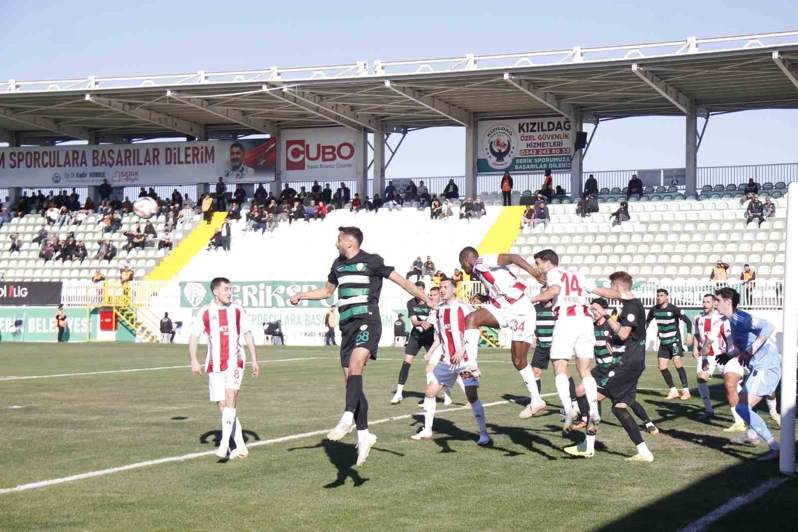 Trendyol 1. Lig: Serikspor: 3 - Pendikspor: 4
