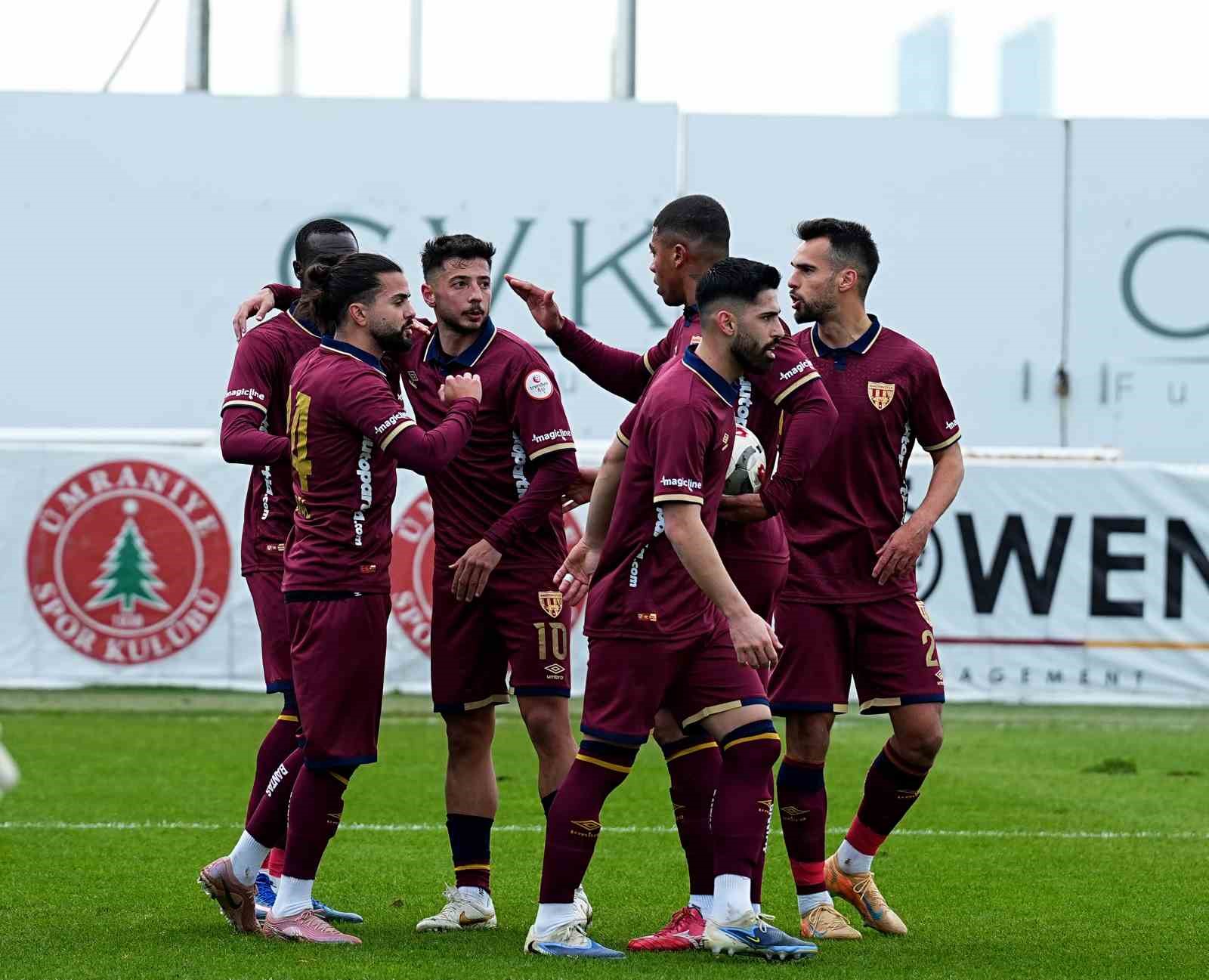 Trendyol 1. Lig: Ümraniyespor: 1 - Bandırmaspor: 2
