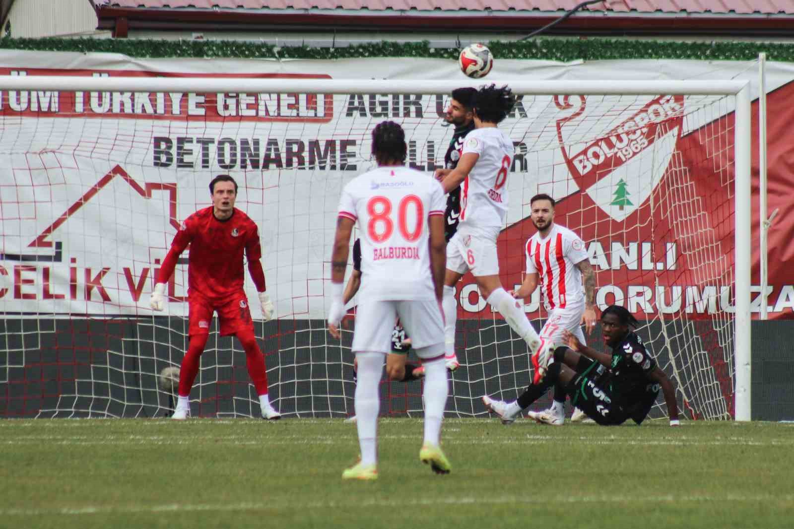 Trendyol 1.Lig: Boluspor: 2 - Sakaryaspor: 0
