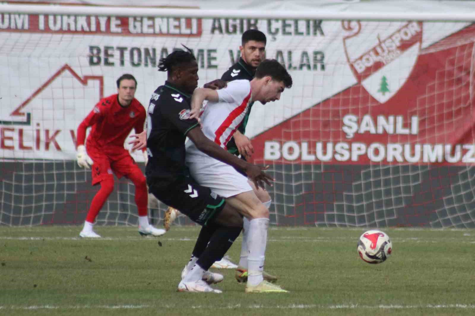 Trendyol 1.Lig: Boluspor: 2 - Sakaryaspor: 0
