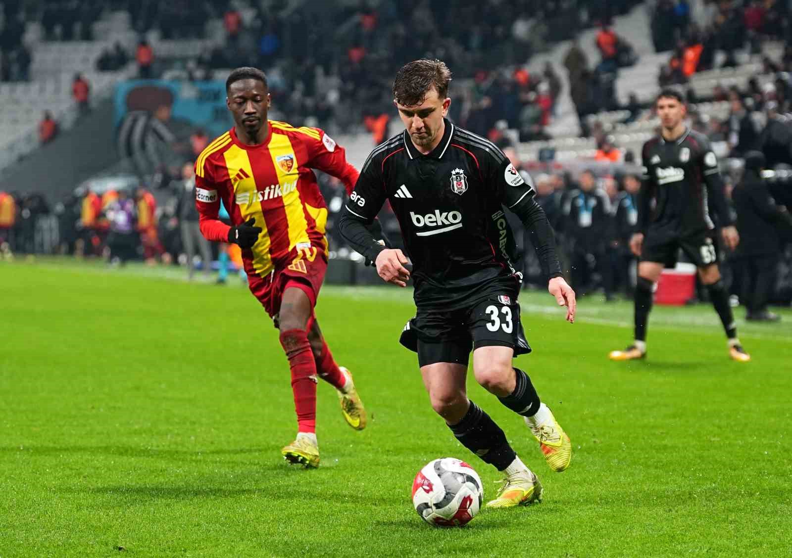 Trendyol Süper Lig: Beşiktaş: 1 - Kayserispor: 0 (Maç sonucu)
