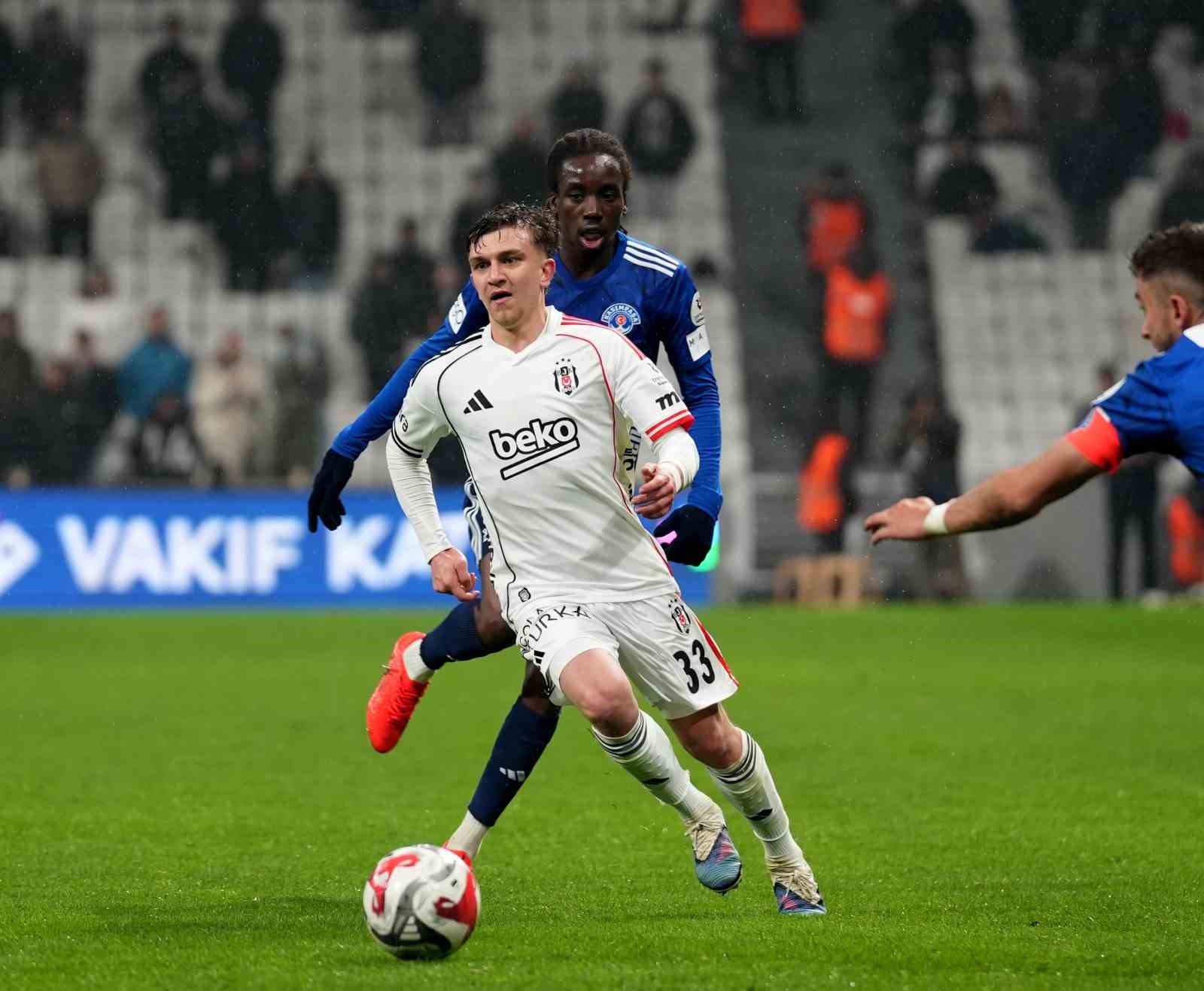 Trendyol Süper Lig: Beşiktaş: 2 - Kasımpaşa: 1 (Maç sonucu)
