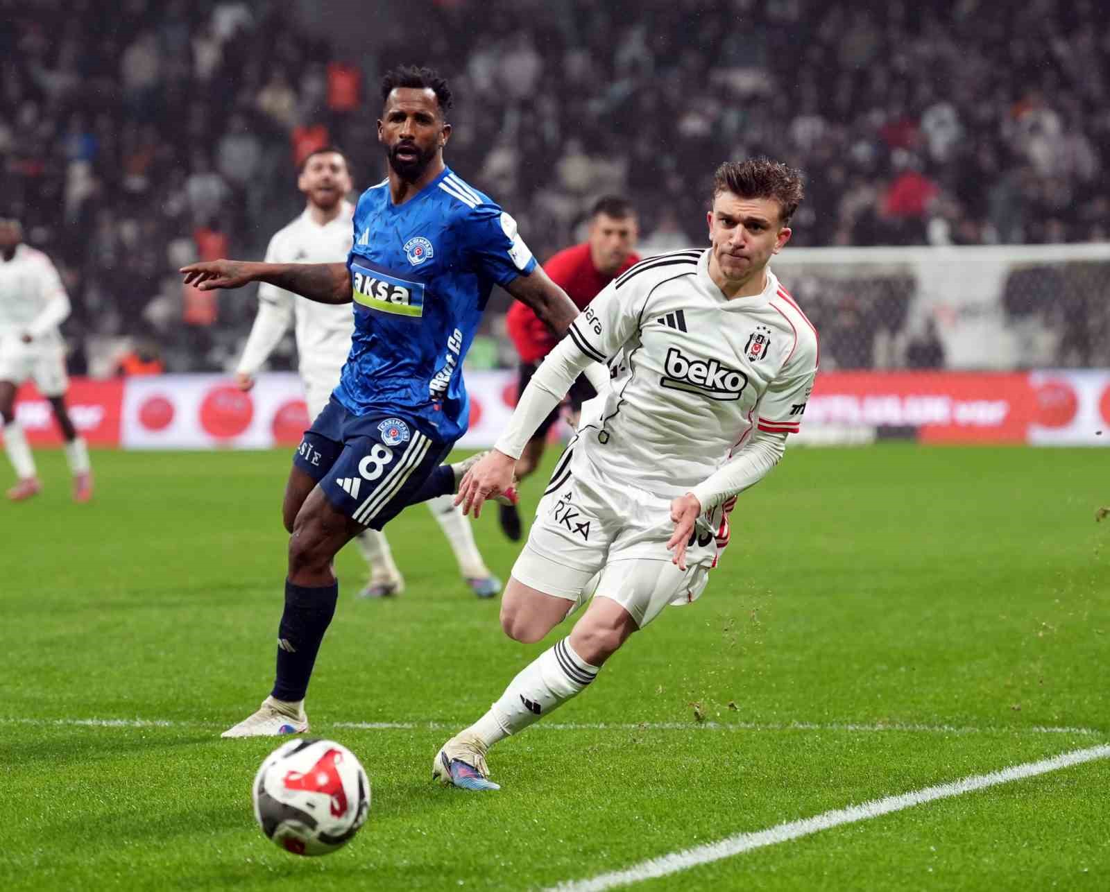 Trendyol Süper Lig: Beşiktaş: 2 - Kasımpaşa: 1 (Maç sonucu)
