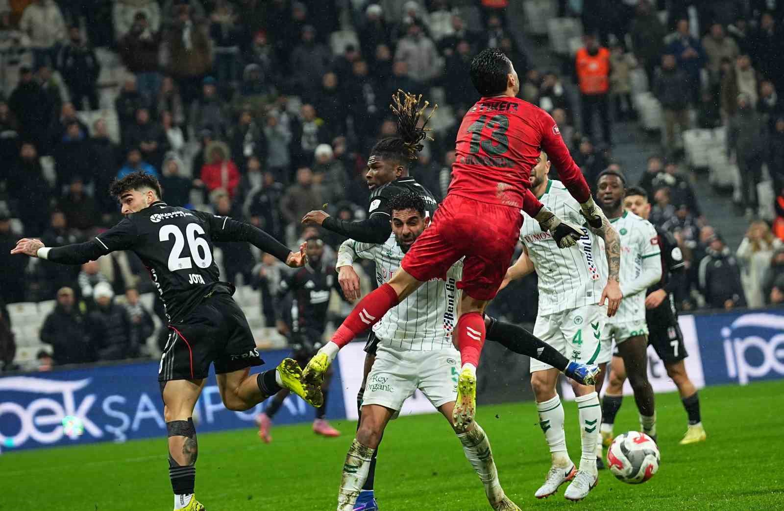 Trendyol Süper Lig: Beşiktaş: 2 - Konyaspor: 1 (Maç sonucu)
