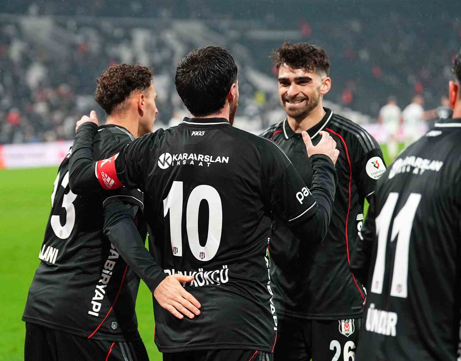 Trendyol Süper Lig: Beşiktaş: 2 - Konyaspor: 1 (Maç sonucu)
