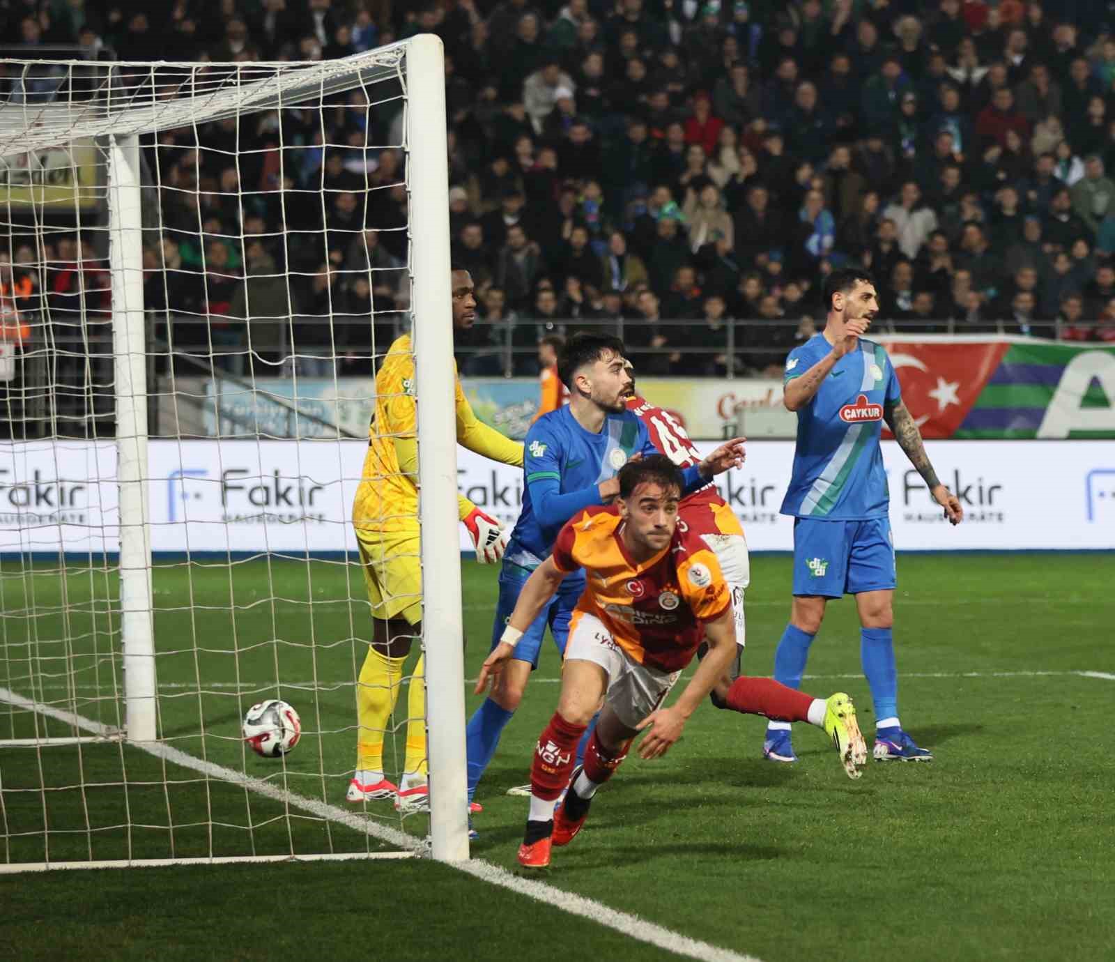 Trendyol Süper Lig: Çaykur Rizespor: 0 - Galatasaray: 3 (Maç sonucu)
