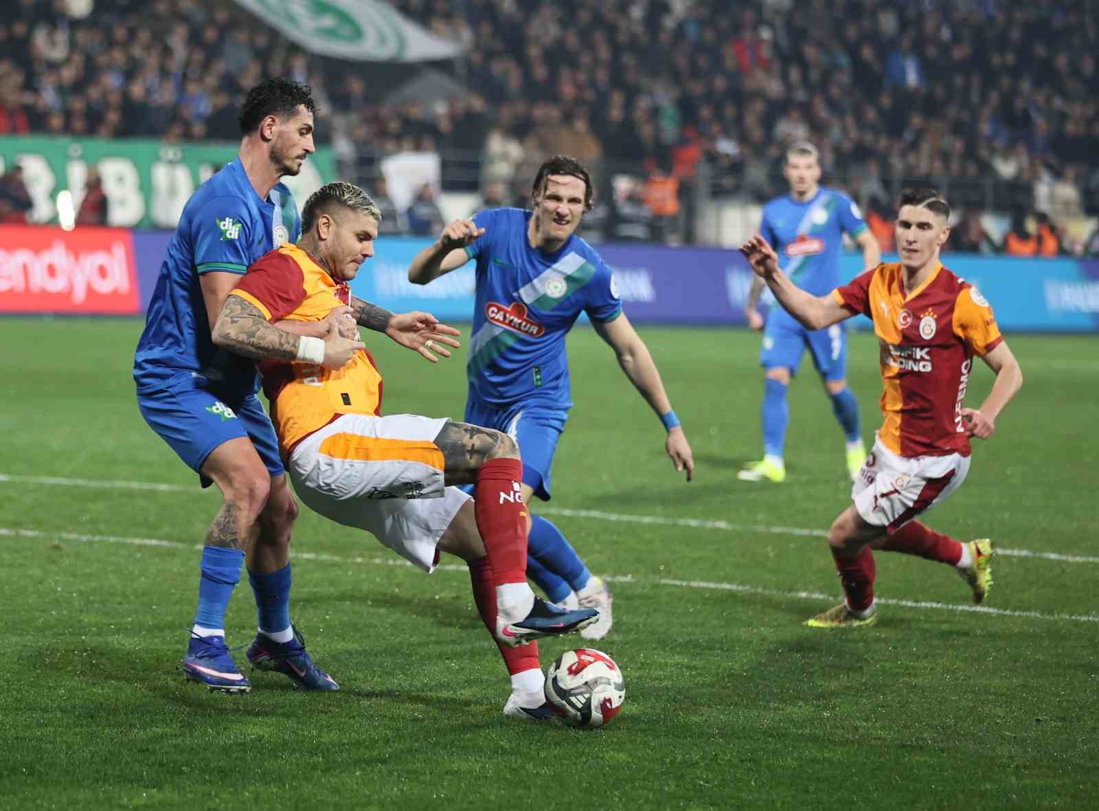 Trendyol Süper Lig: Çaykur Rizespor: 0 - Galatasaray: 3 (Maç sonucu)
