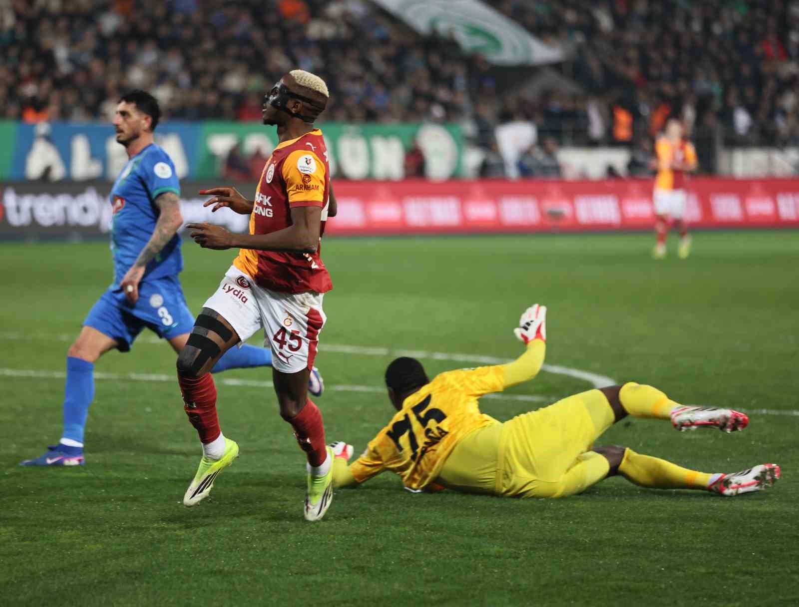 Trendyol Süper Lig: Çaykur Rizespor: 0 - Galatasaray: 3 (Maç sonucu)
